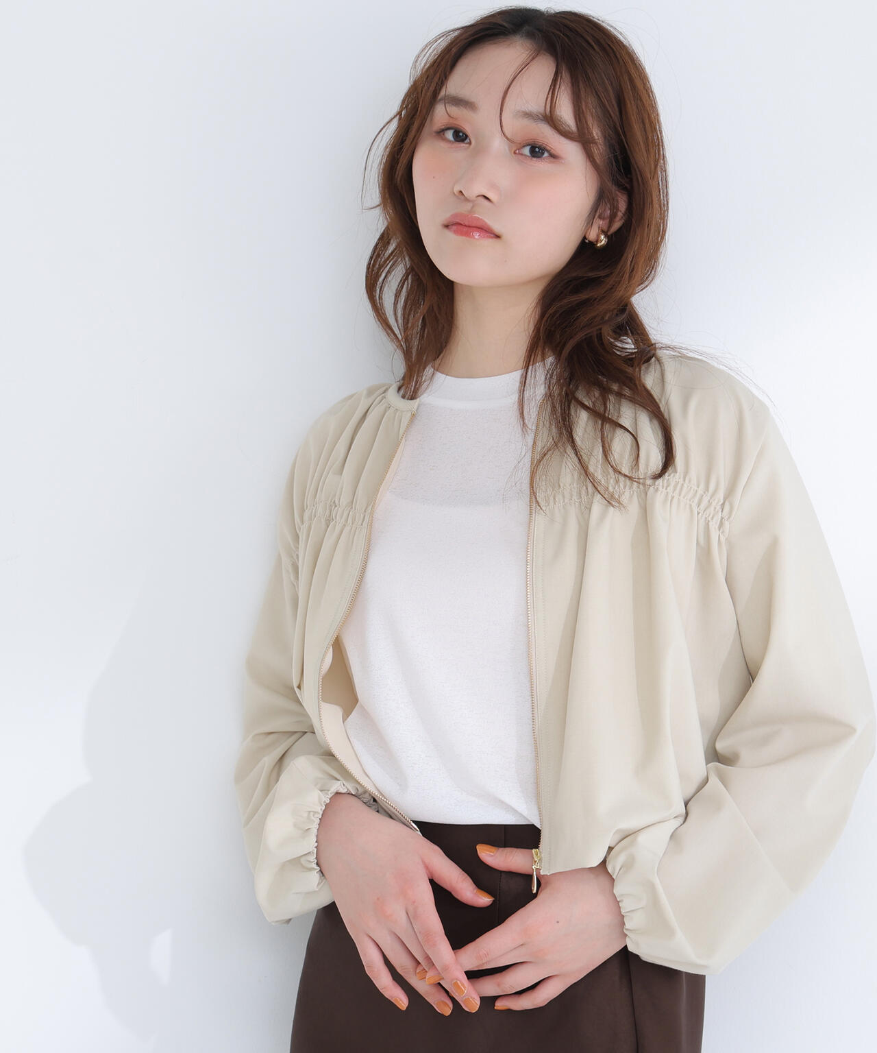 シャーリングブルゾン | NATURAL BEAUTY BASIC（ナチュラル