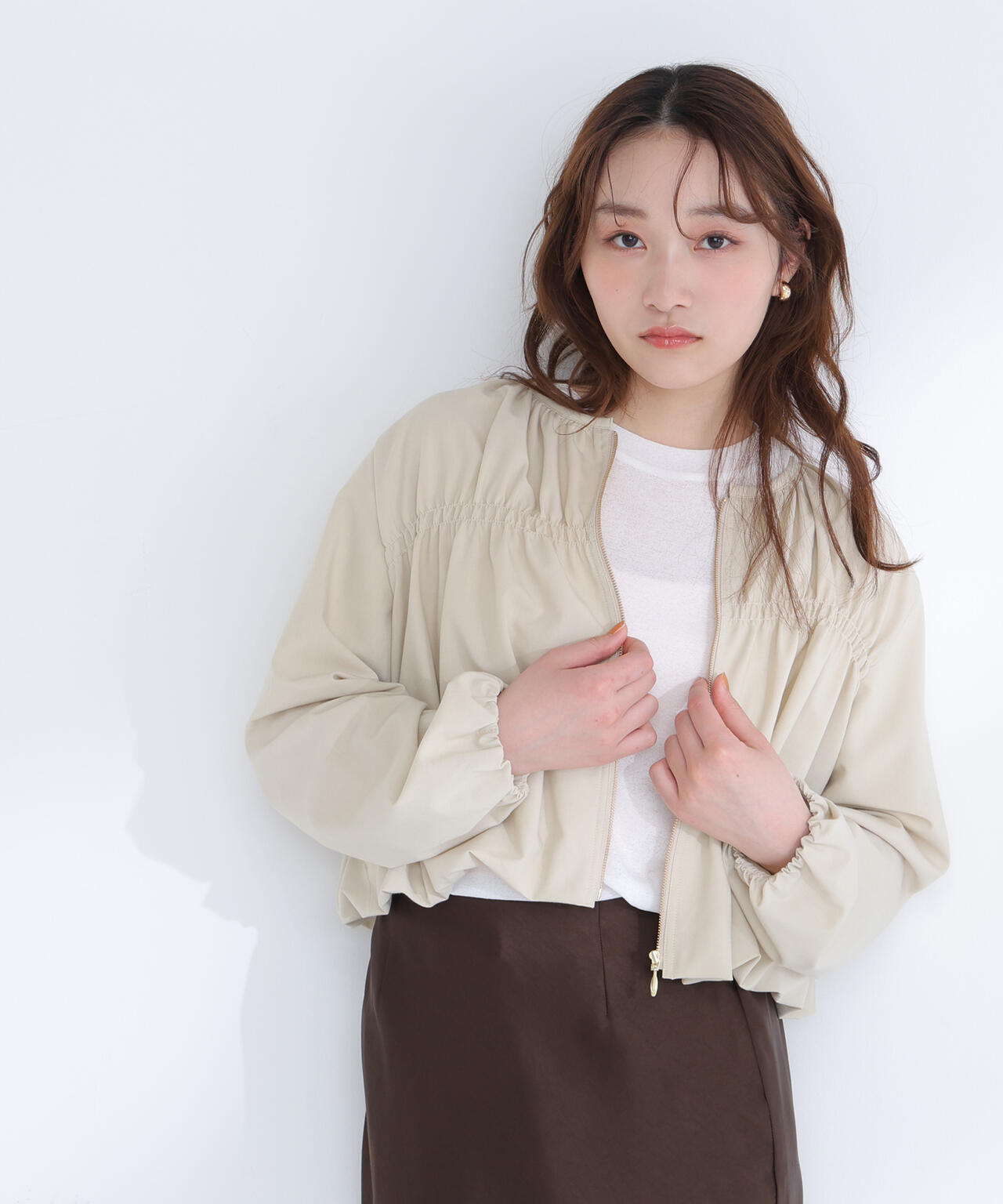 シャーリングブルゾン | NATURAL BEAUTY BASIC（ナチュラル