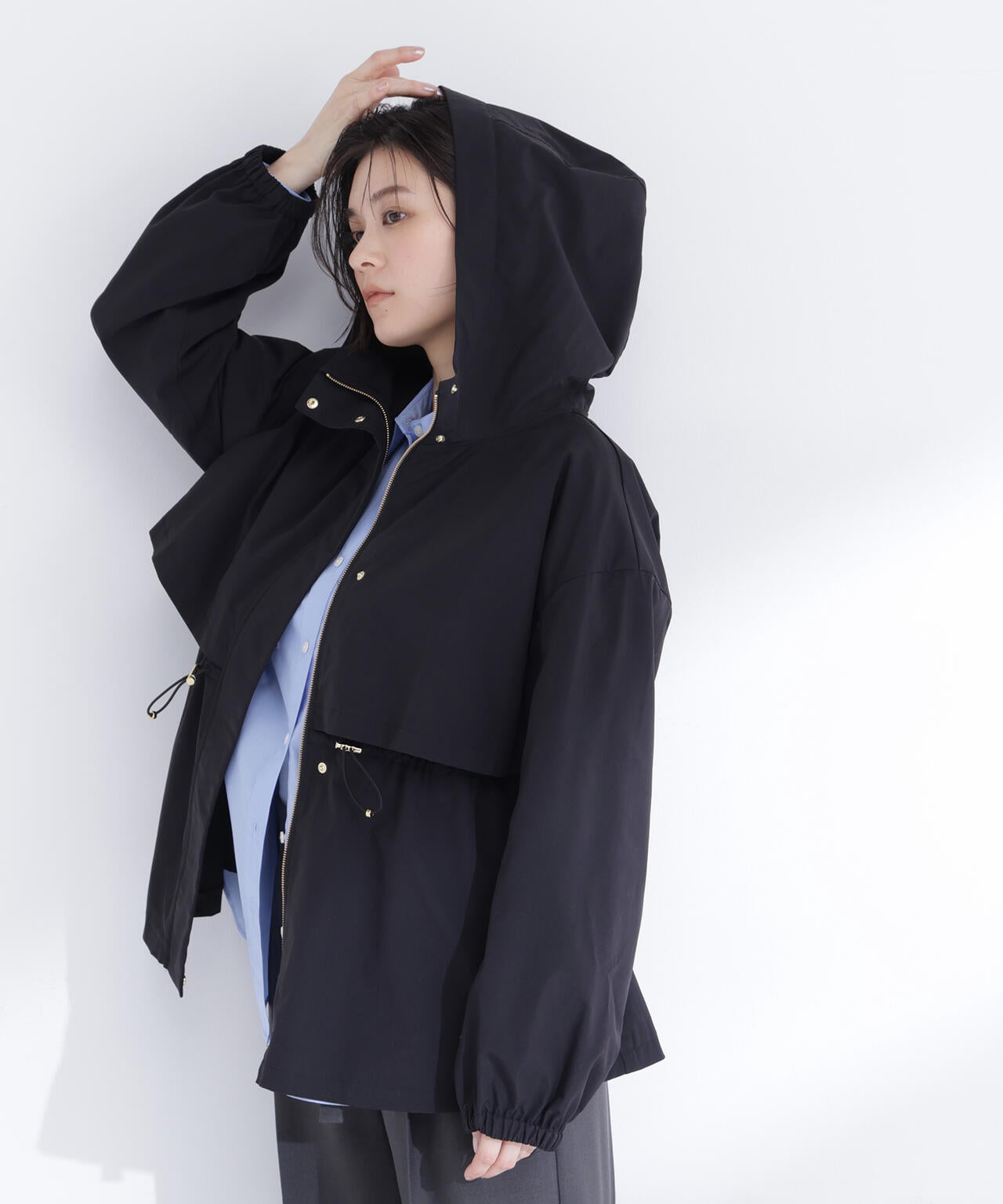Oggi・sweet掲載】【ちょうど、いい服】毎日これ。週7ペプラムフーディ