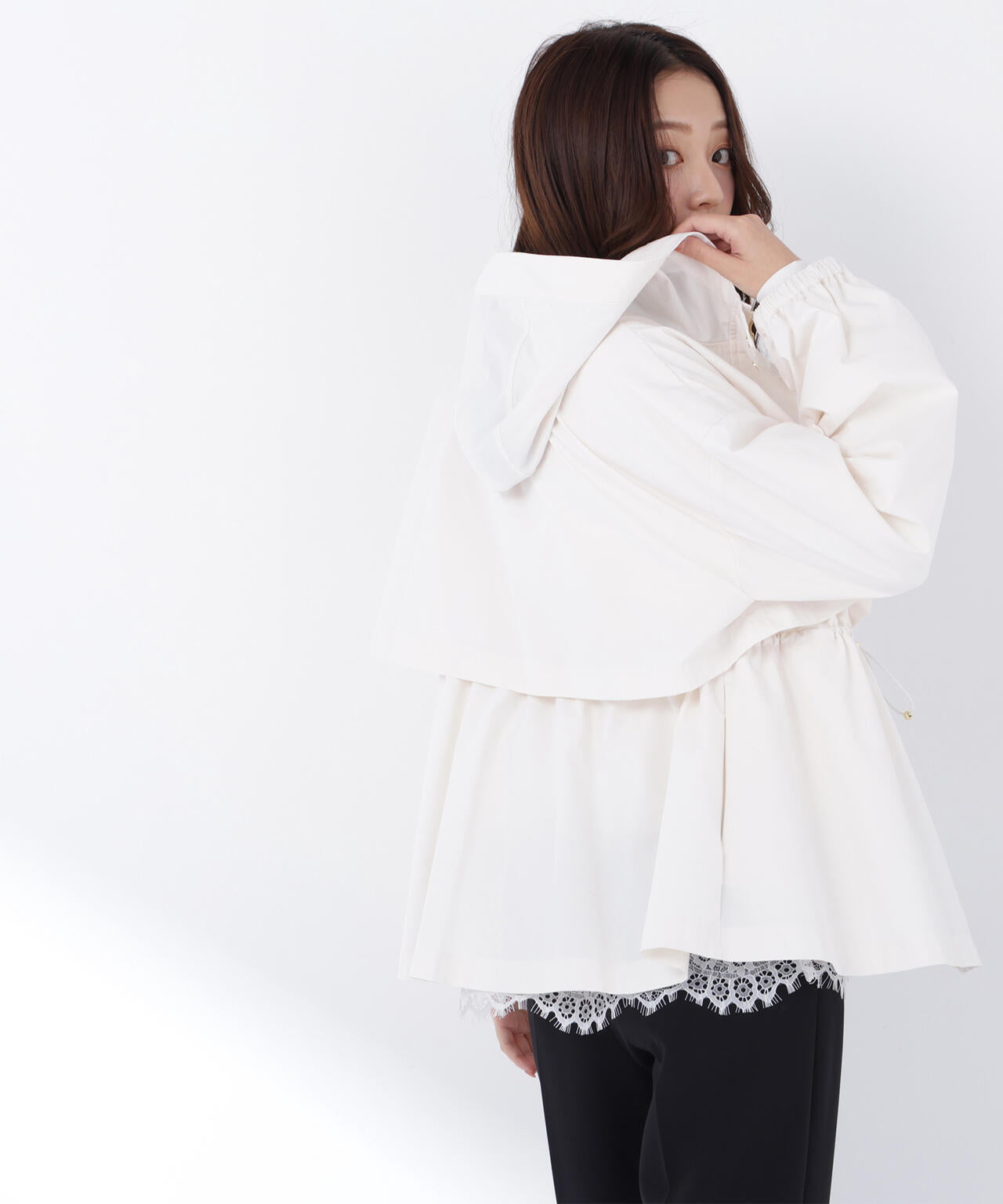 Oggi・sweet掲載】【ちょうど、いい服】毎日これ。週7ペプラムフーディ