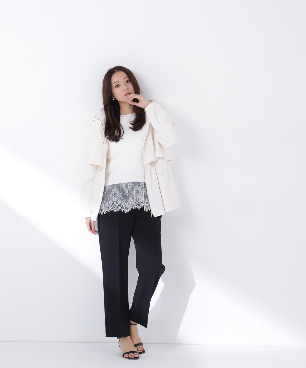 Oggi・sweet掲載】【ちょうど、いい服】毎日これ。週7ペプラムフーディ