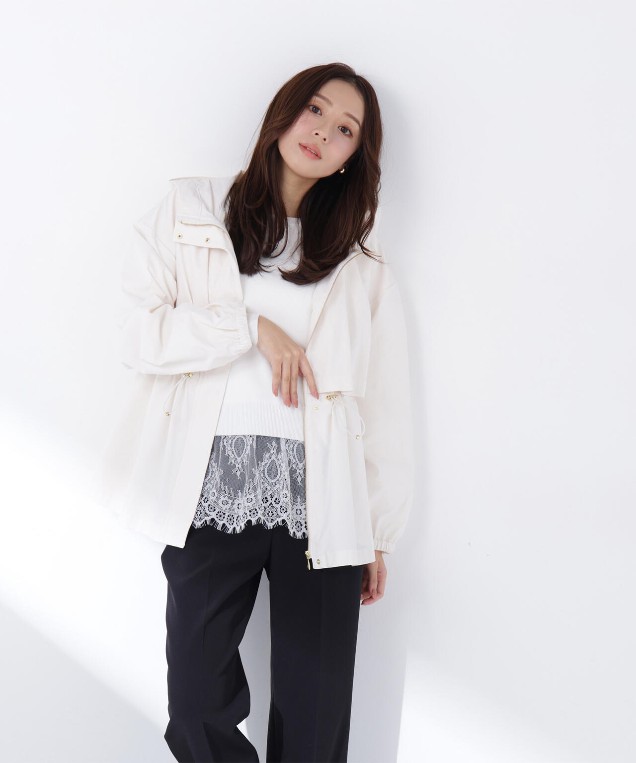 Oggi・sweet掲載】【ちょうど、いい服】毎日これ。週7ペプラムフーディ