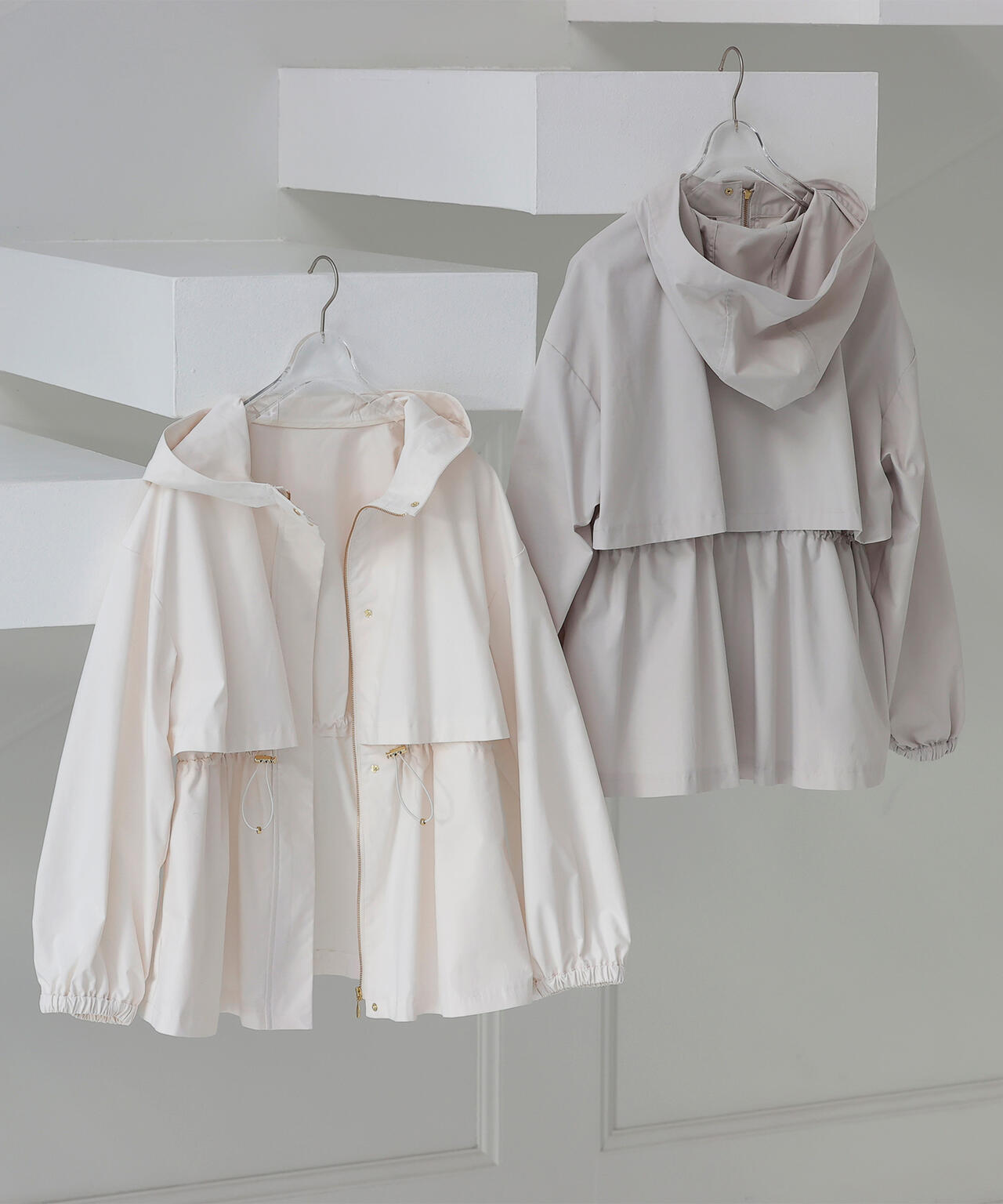 【Oggi5月号・sweet4月号掲載】【ちょうど、いい服】毎日これ。週7ペプラムフーディブルゾン