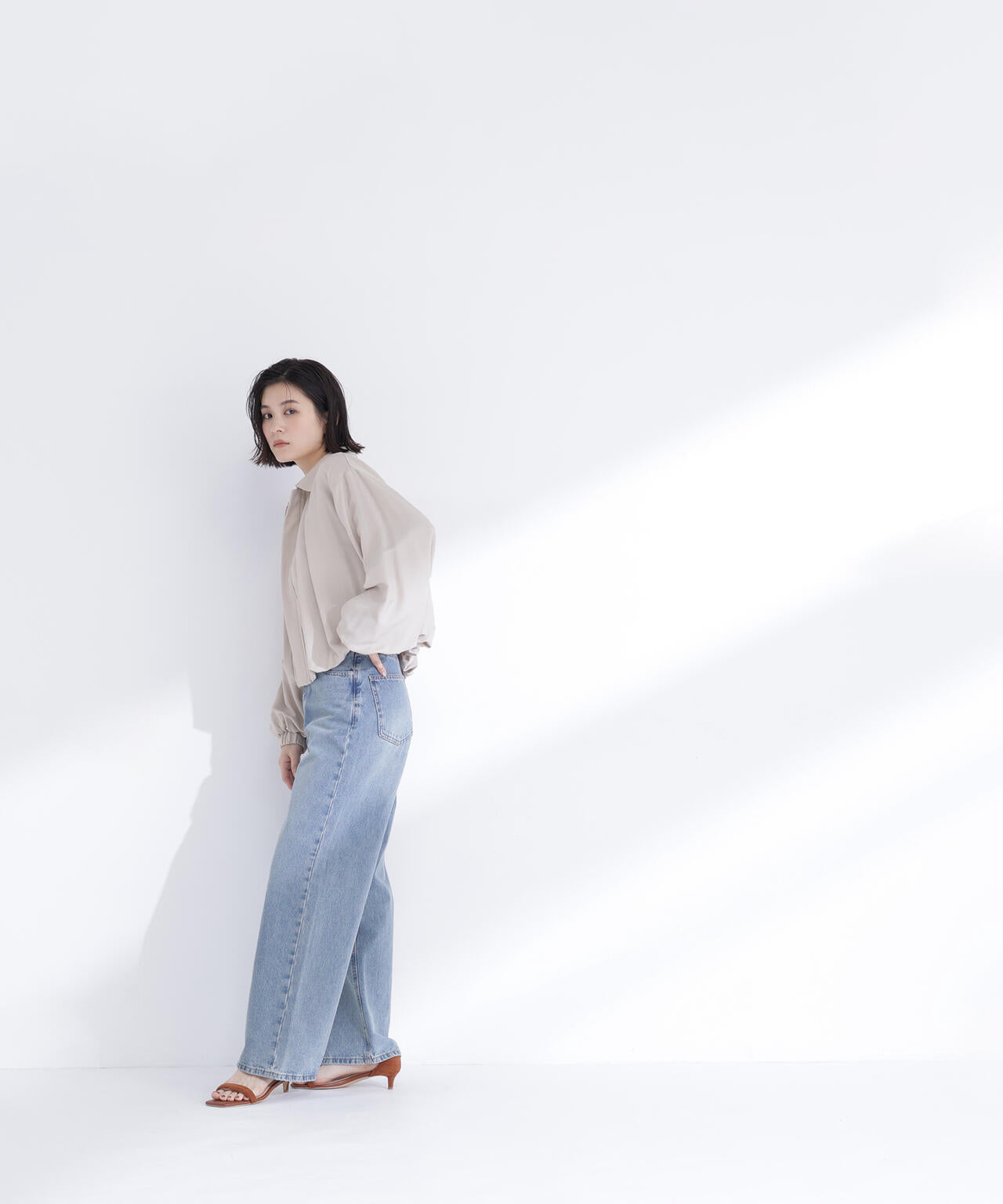 ステンカラーバルーンブルゾン | NATURAL BEAUTY BASIC（ナチュラル