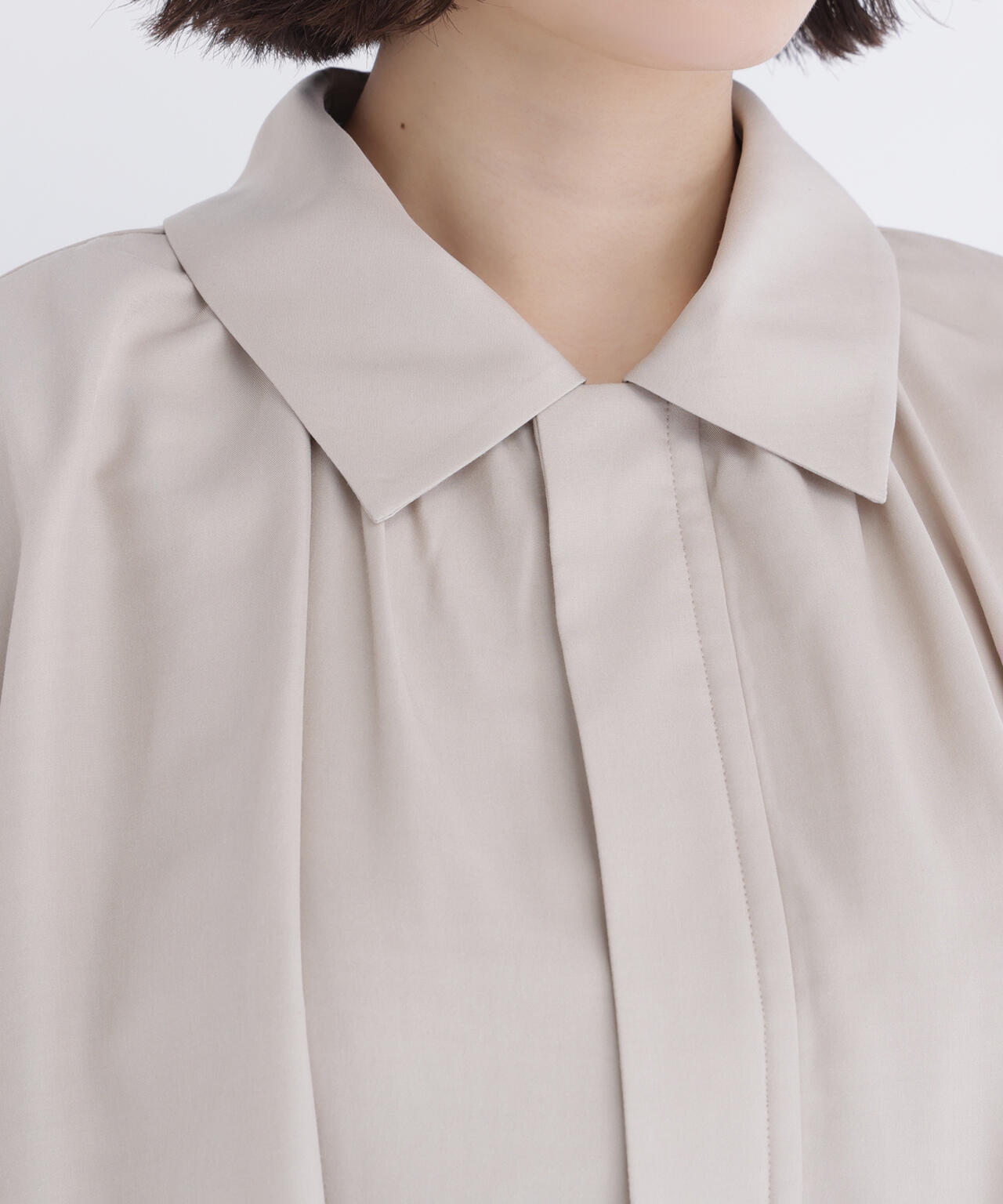 ステンカラーバルーンブルゾン