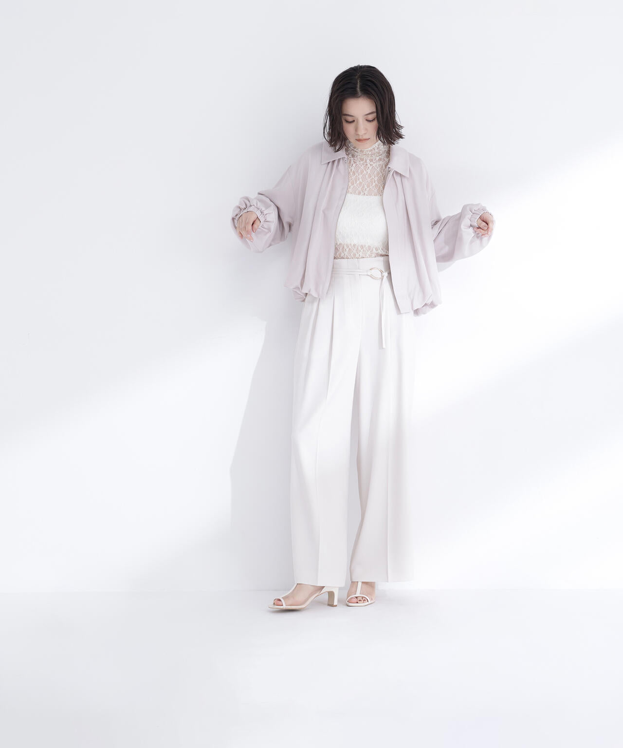 ステンカラーバルーンブルゾン | NATURAL BEAUTY BASIC（ナチュラル