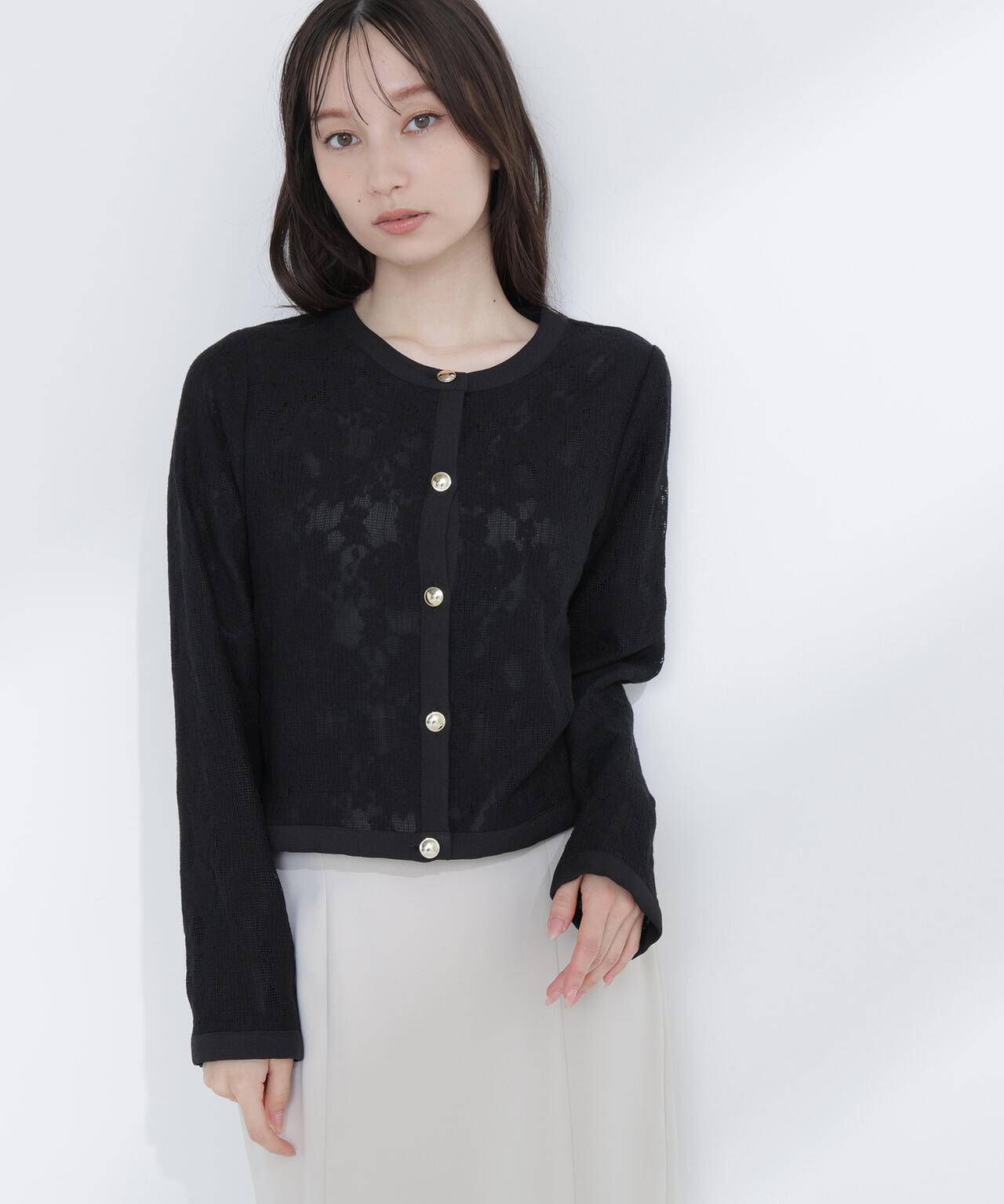 cm B:86 W:62 H:86 着用サイズ：M