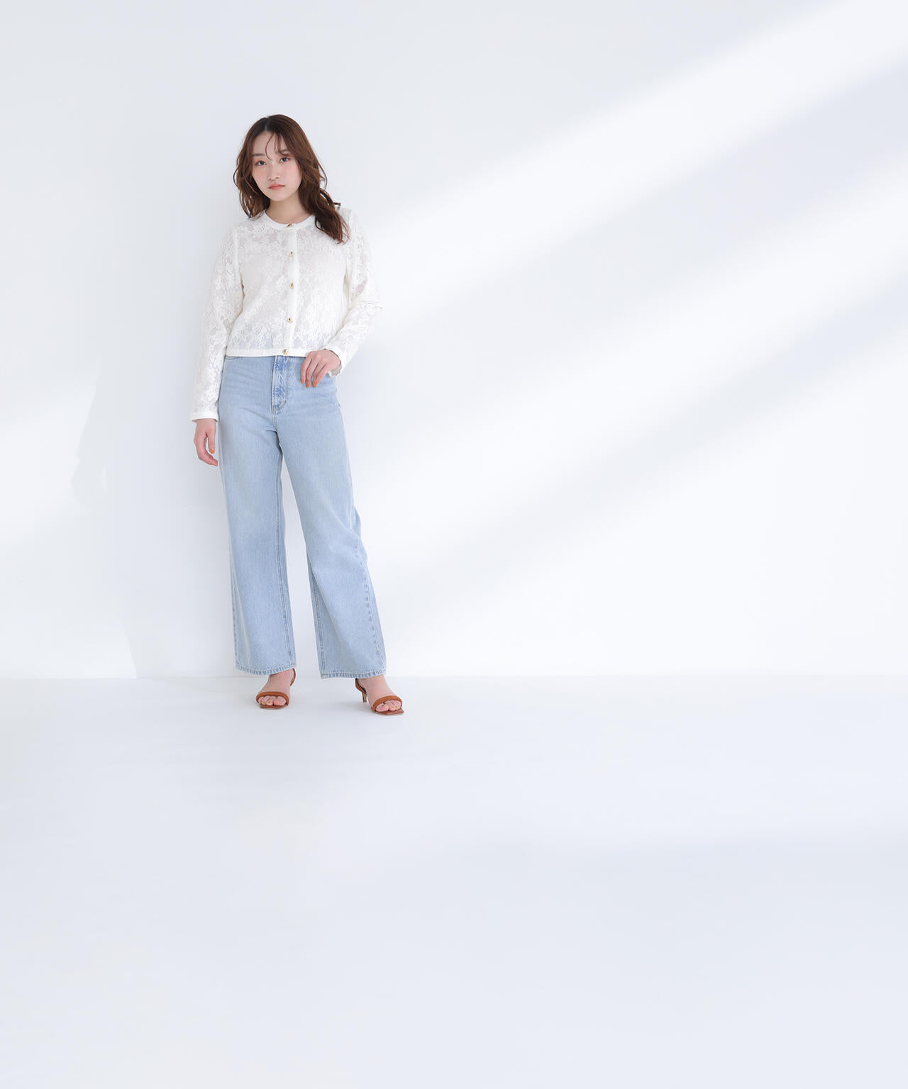 【今週末までの出品(4/12)】ナチュラルビューティーベーシック　レースブルゾン レースブルゾン | NATURAL BEAUTY BASIC（ナチュラルビューティー