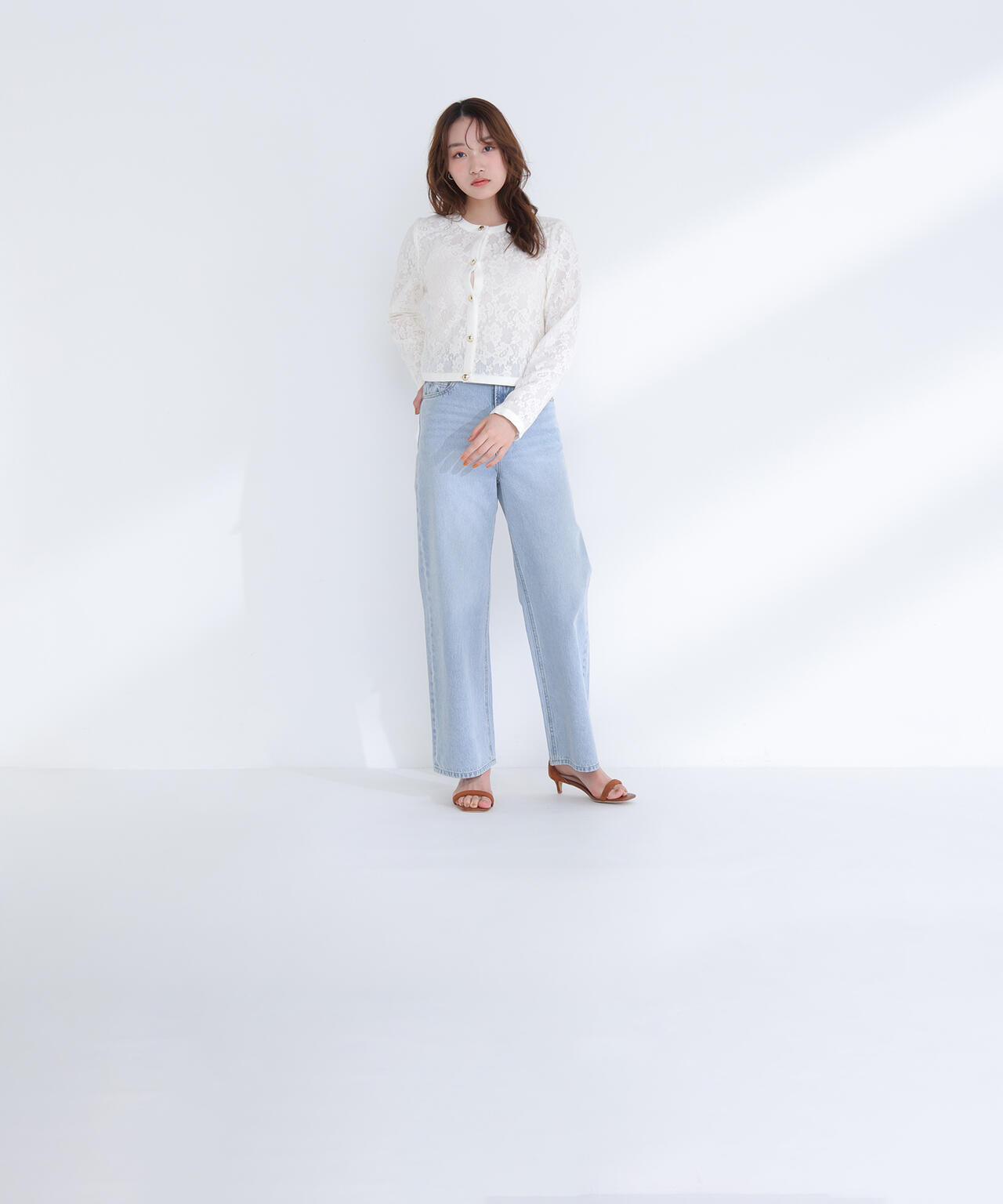 レースブルゾン | NATURAL BEAUTY BASIC（ナチュラルビューティー