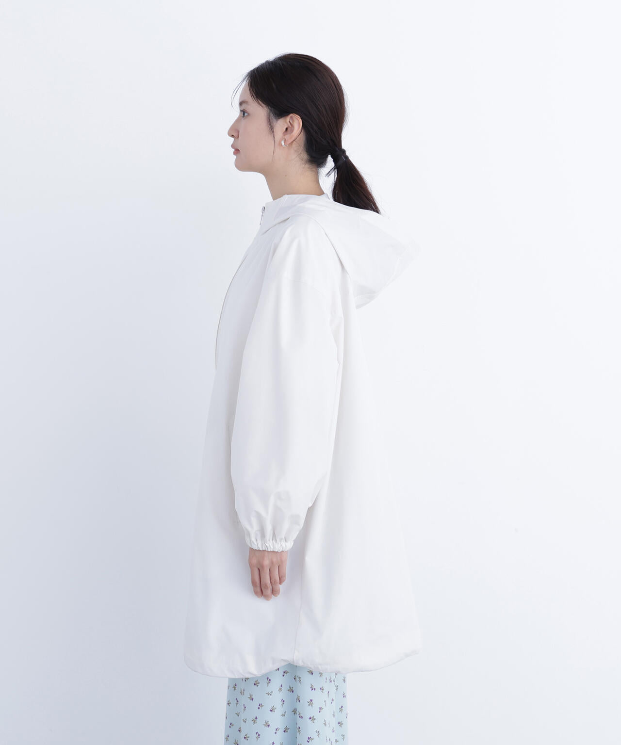 ナチュラルビューティーベーシック ホワイト フード付きジャケット♡新品 NATURAL BEAUTY BASIC / N. Natural Beauty Basic*（ナチュラル