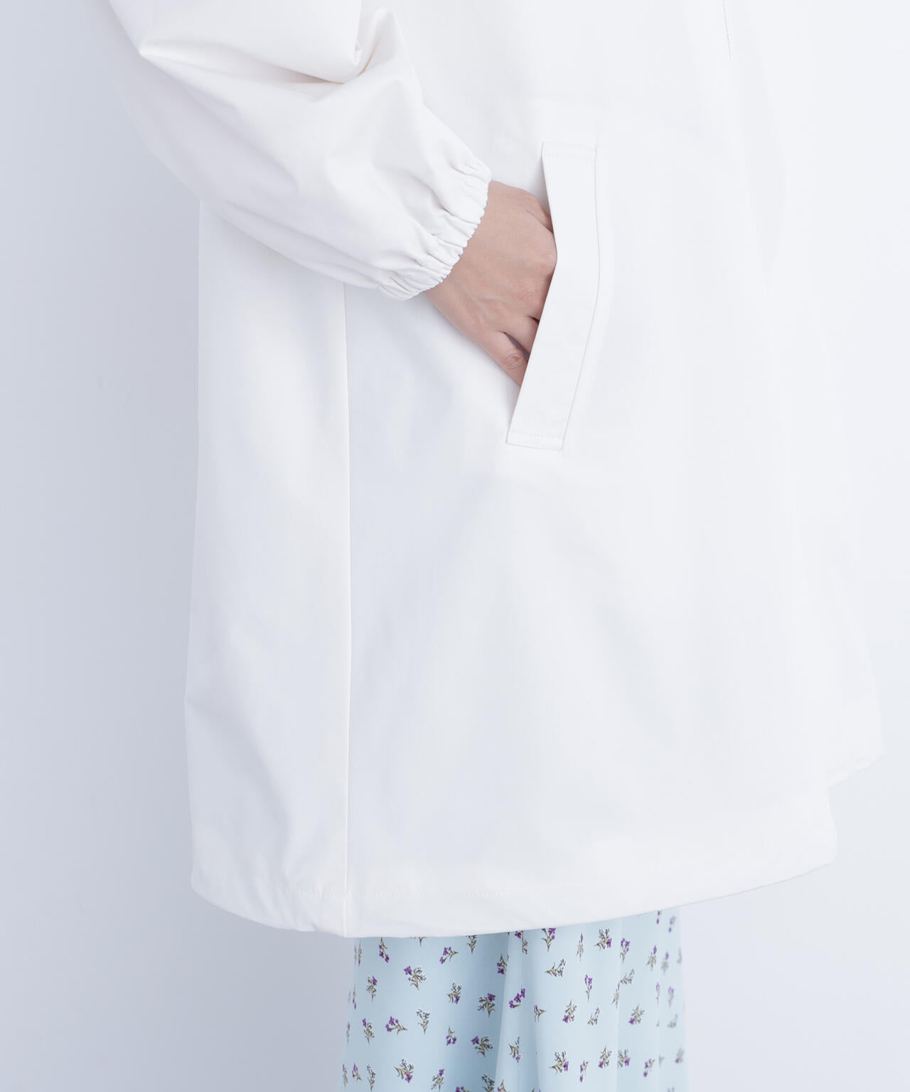 ミドルフーディーブルゾン