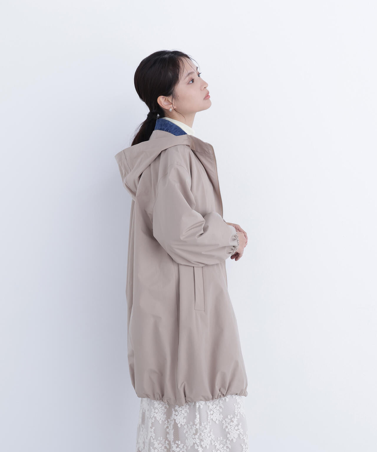 ミドルフーディーブルゾン