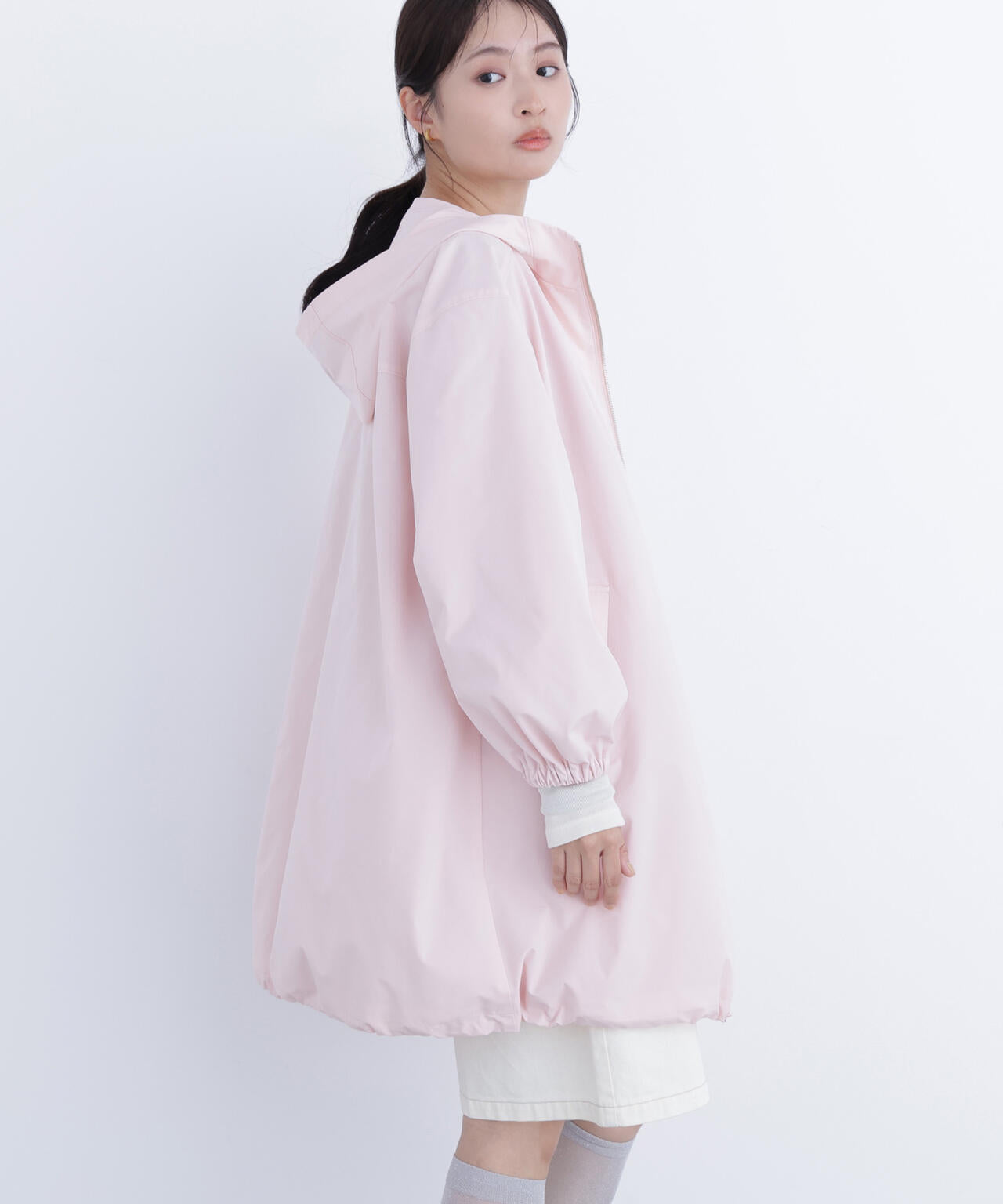 ミドルフーディーブルゾン