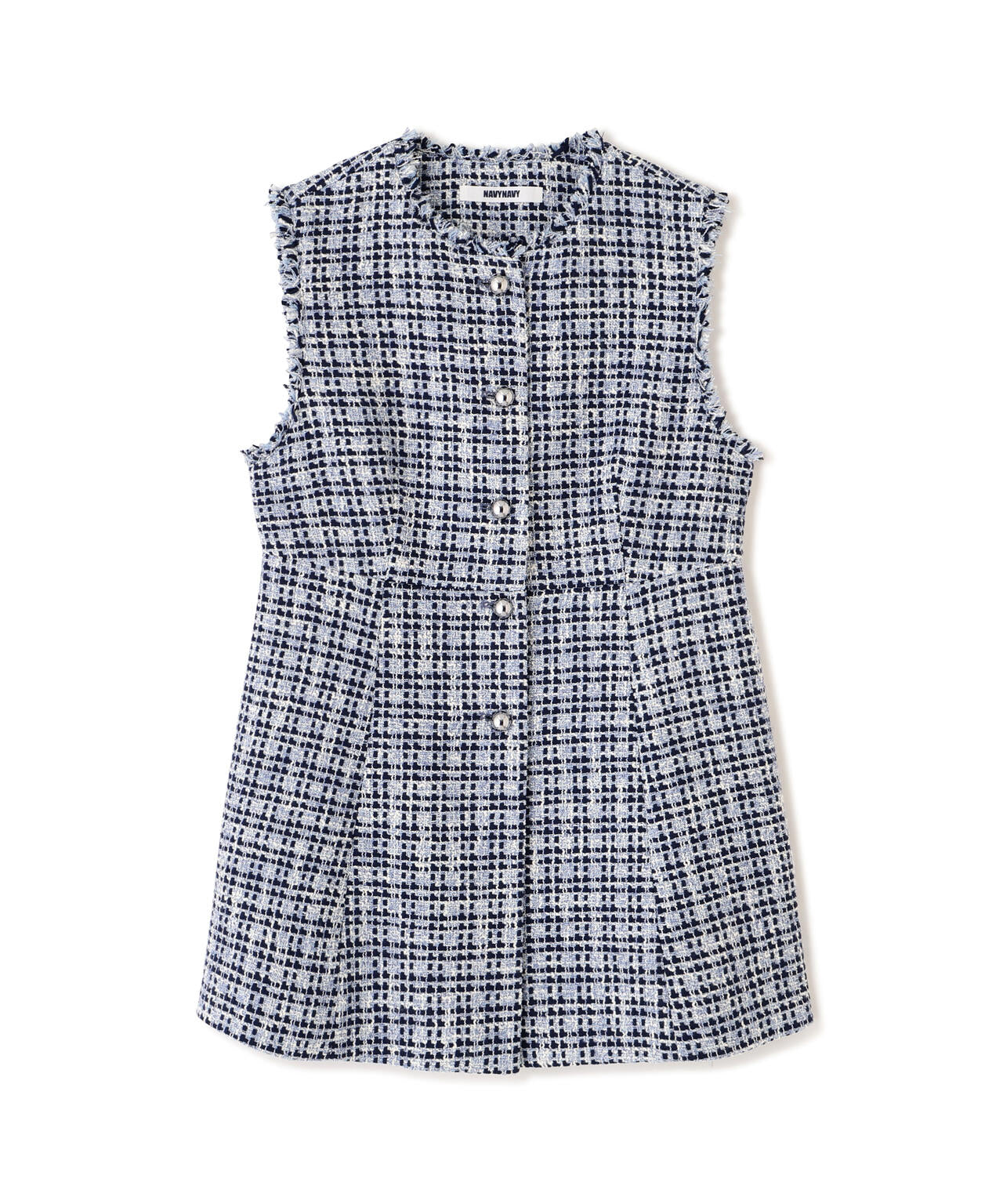 好きを着て気分が上がる】ファンシーツイードジレ | NAVYNAVY