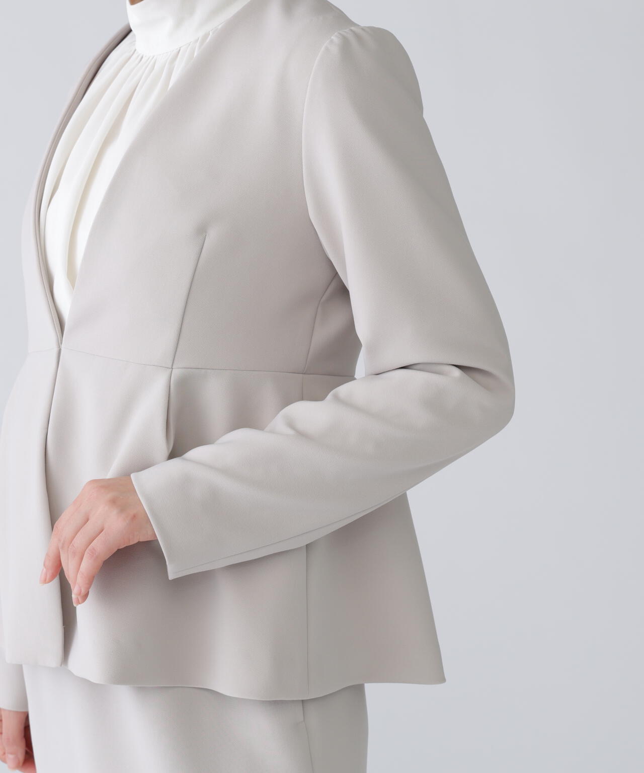 【365ユーティリティ】静電軽減テープ使用洗えてシワになりづらいスカートセットアップ