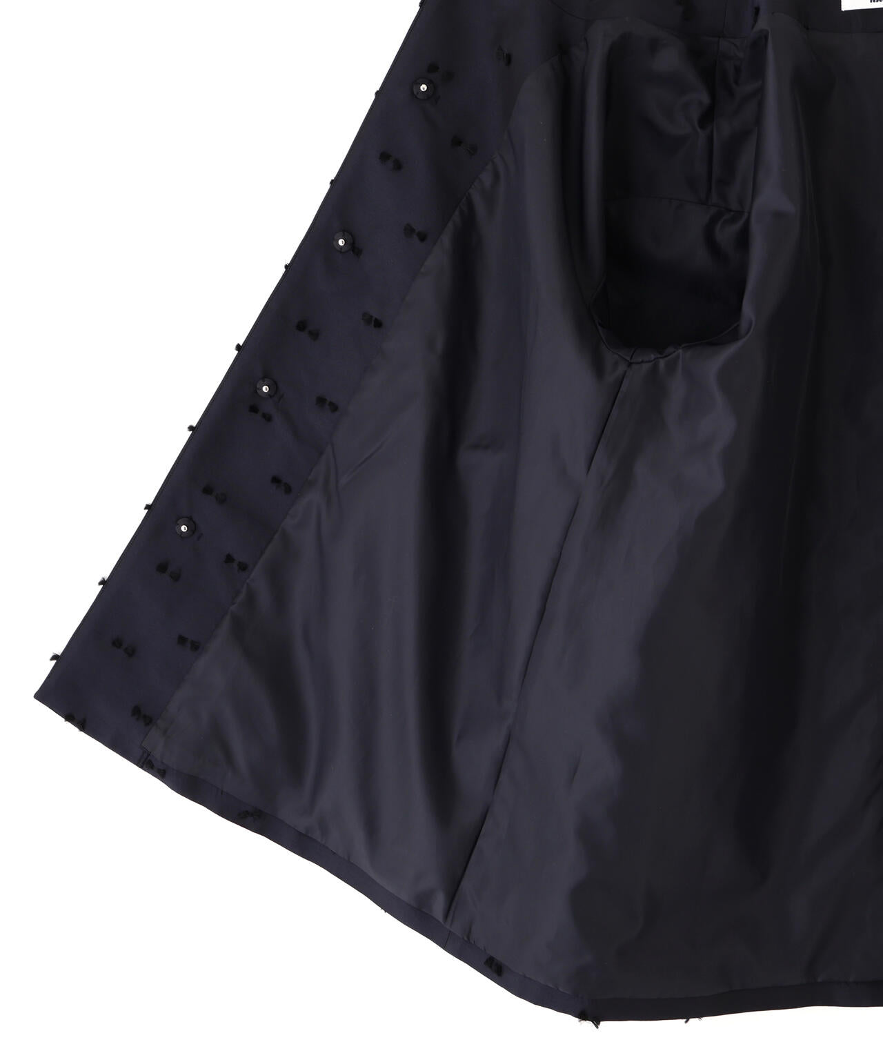 【好きを着て気分が上がる】リボンジャガードショートコート