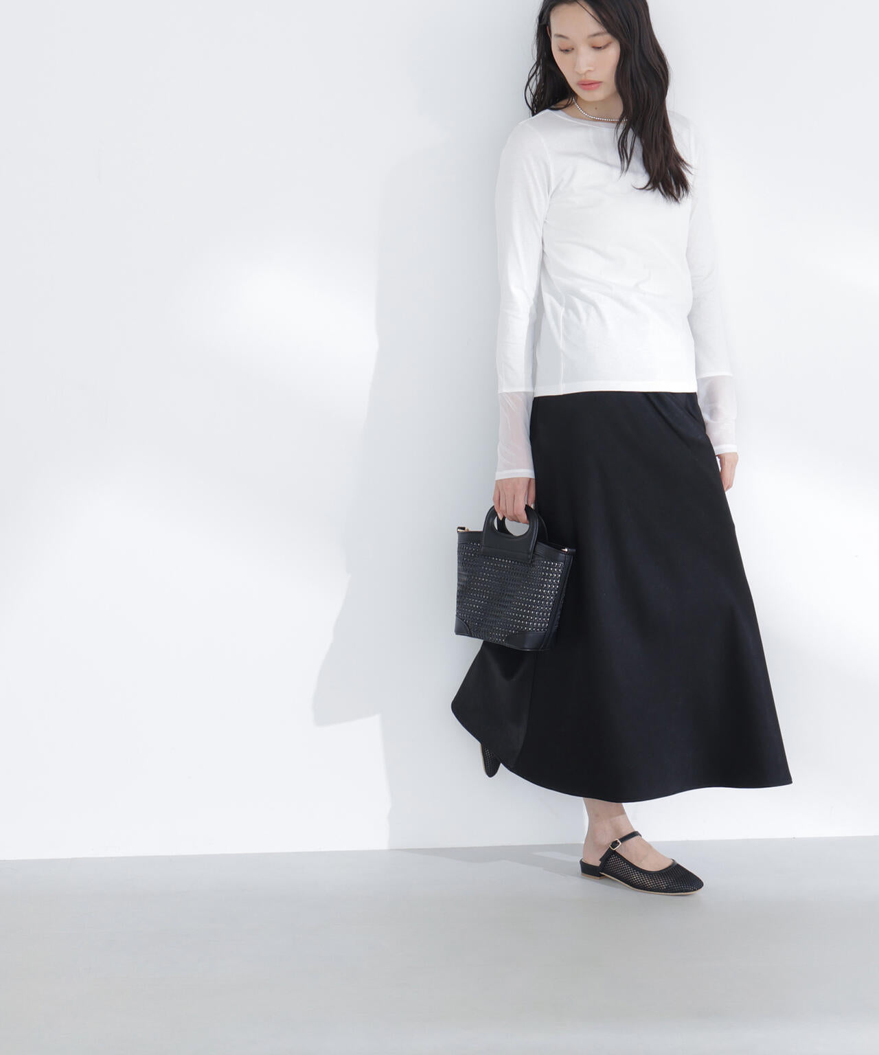 シアーカフスカットソー