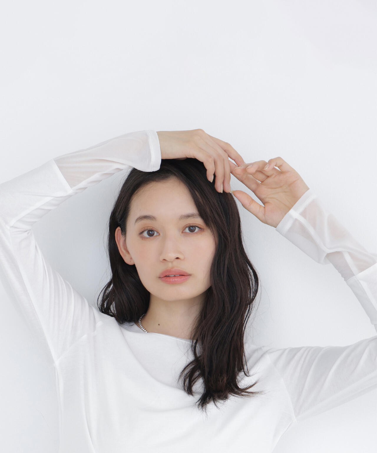 シアーカフスカットソー | NATURAL BEAUTY BASIC（ナチュラル
