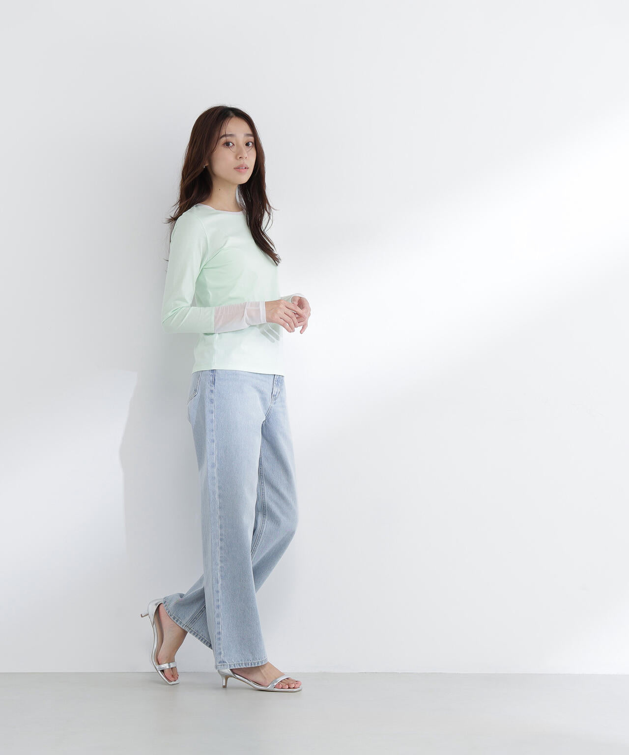 シアーカフスカットソー