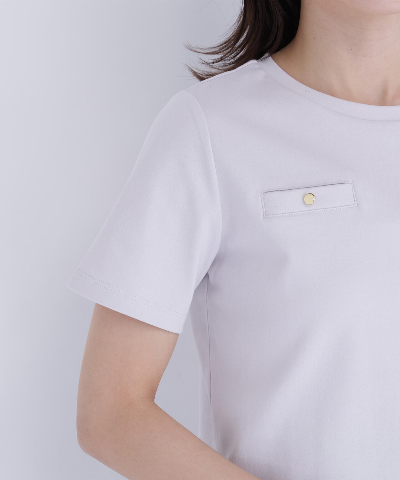 【6/16 ～6/18 2buy10%OFF 対象商品】ベーシックTシャツ フェイクポケット付き