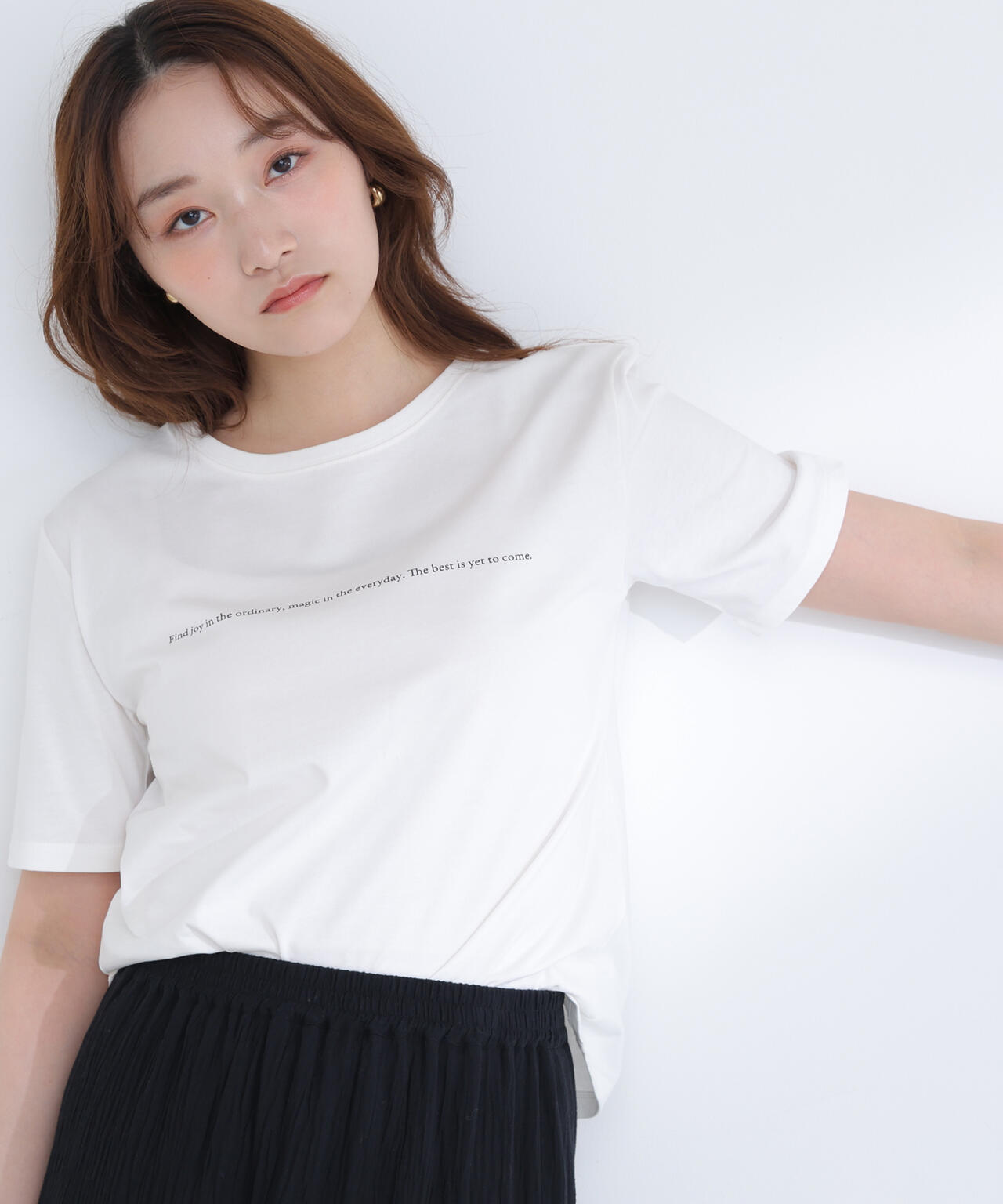メッセージロゴTシャツ | NATURAL BEAUTY BASIC（ナチュラル