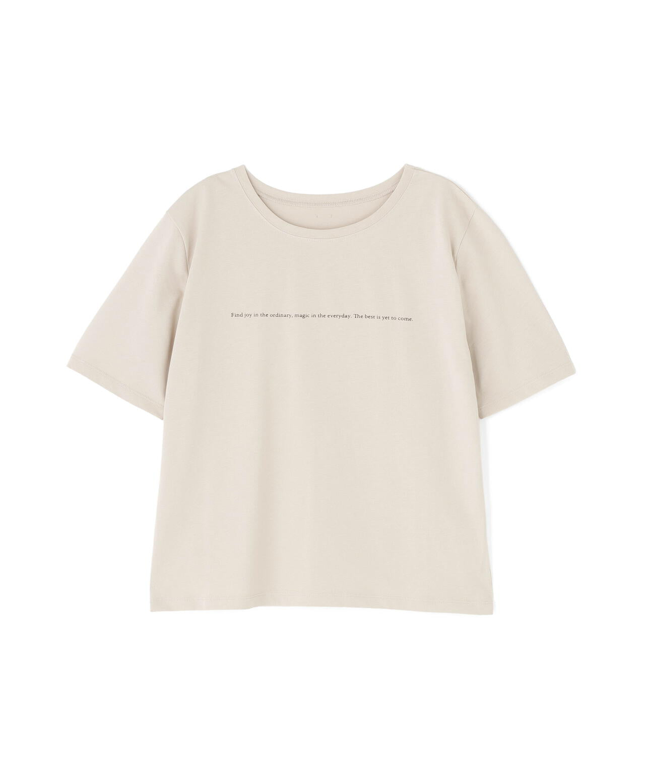 メッセージロゴTシャツ