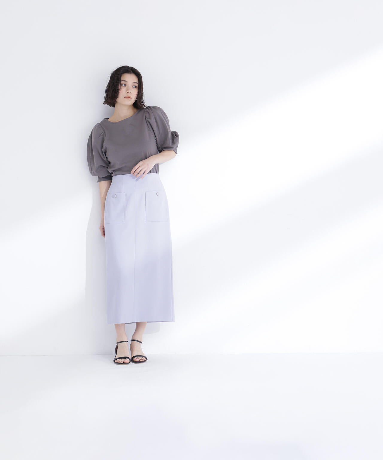 パフスリーブカットソートップス | NATURAL BEAUTY BASIC（ナチュラル