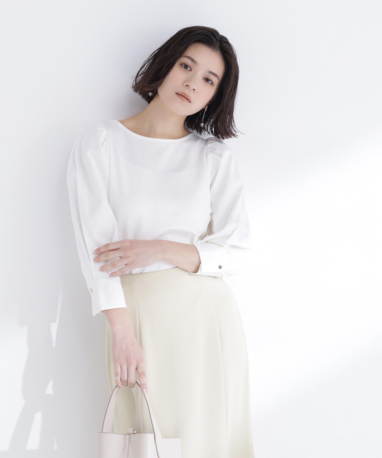 パフスリーブカットソートップス | NATURAL BEAUTY BASIC（ナチュラル