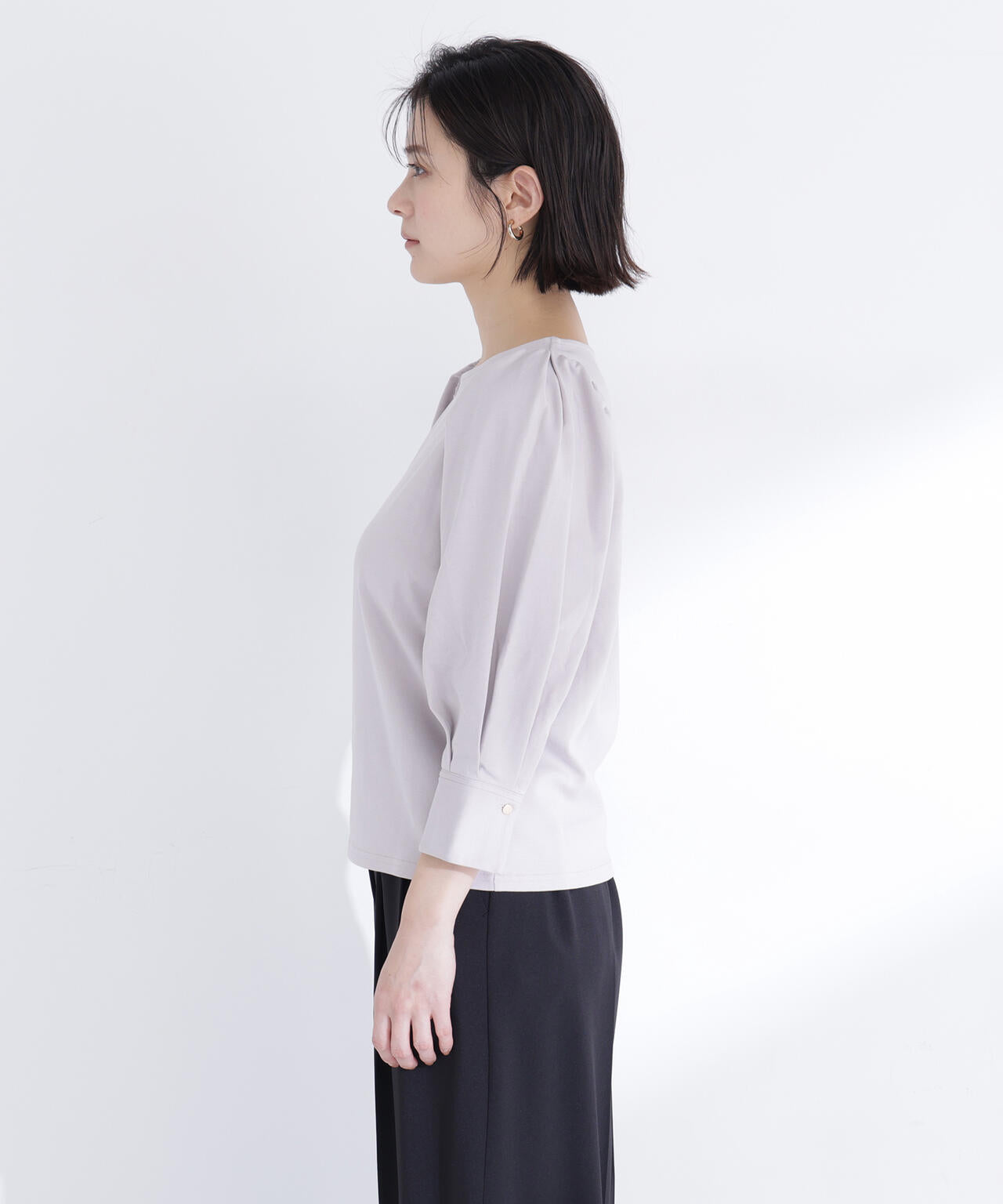 パフスリーブカットソートップス