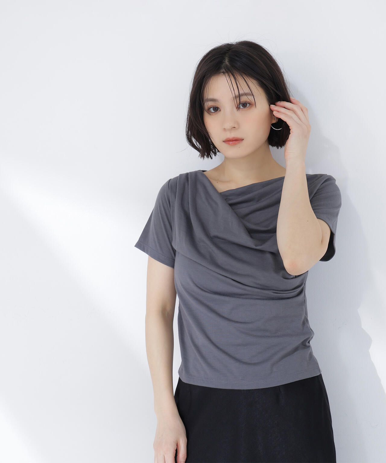 コンパクトドレープカットソー | NATURAL BEAUTY BASIC（ナチュラル