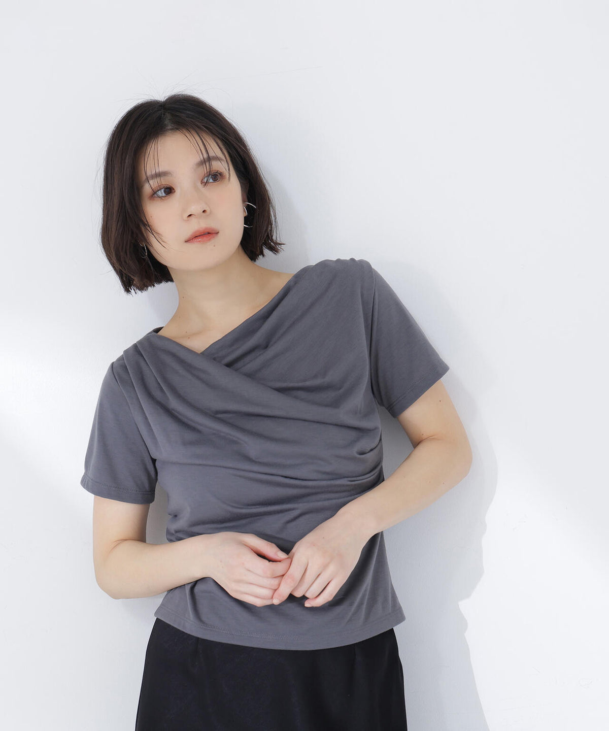 コンパクトドレープカットソー | NATURAL BEAUTY BASIC（ナチュラル 