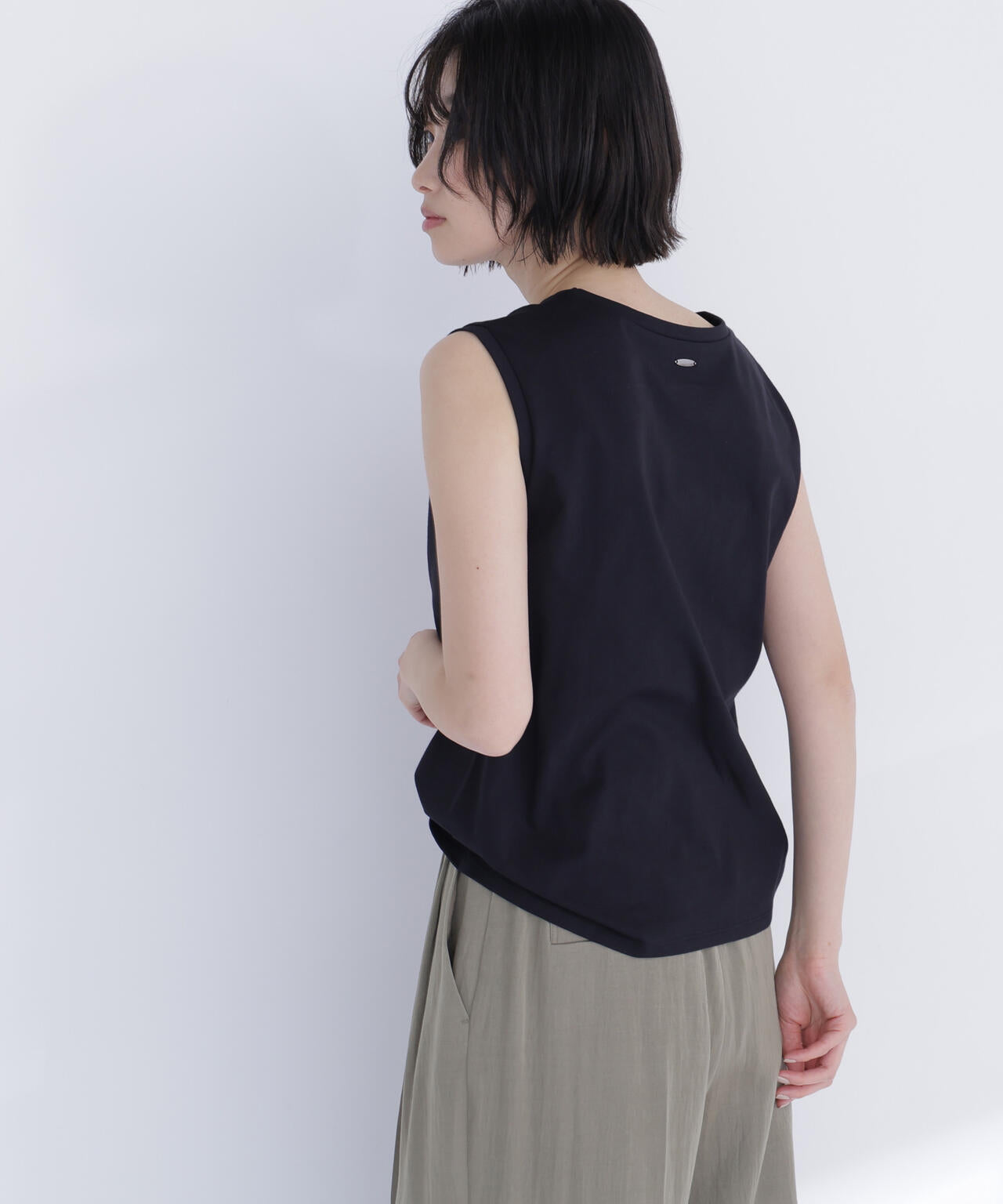 メタルポイントノースリーブカットソー | NATURAL BEAUTY BASIC