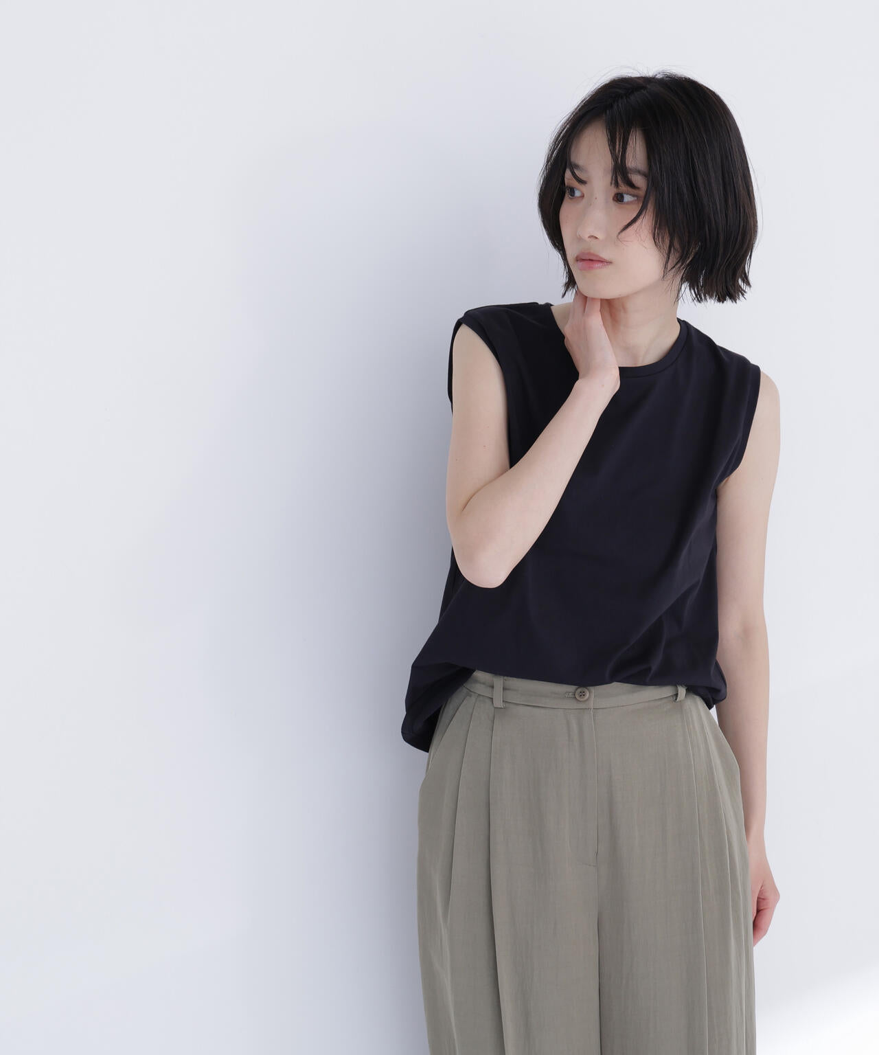 メタルポイントノースリーブカットソー | NATURAL BEAUTY BASIC
