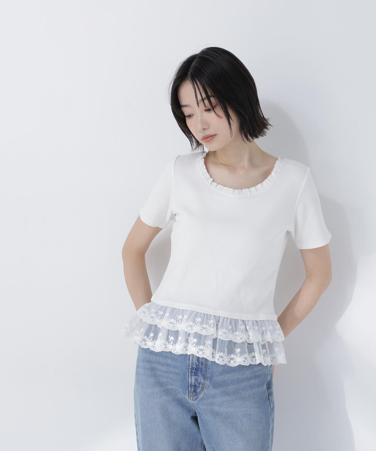 168cm B:78 W:57 H:87 着用サイズ：FR