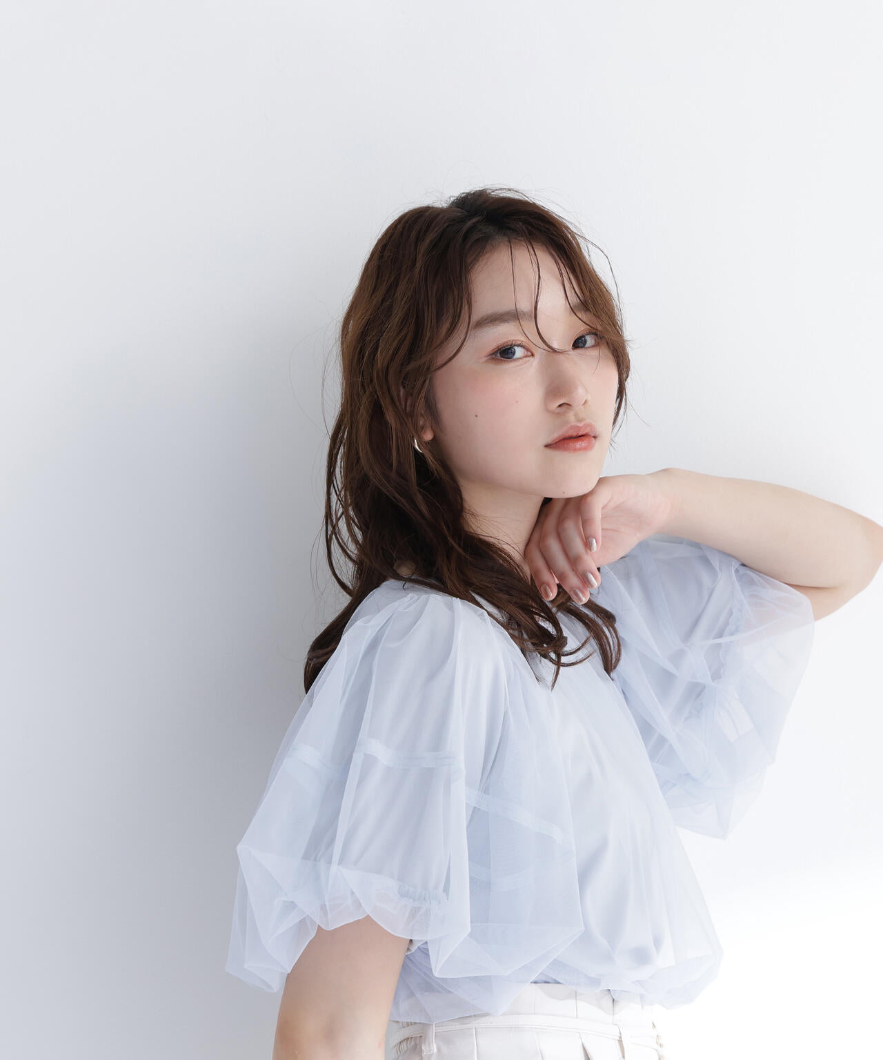 ナチュラルビューティー チュールレイヤードトップス | NATURAL BEAUTY BASIC（ナチュラル