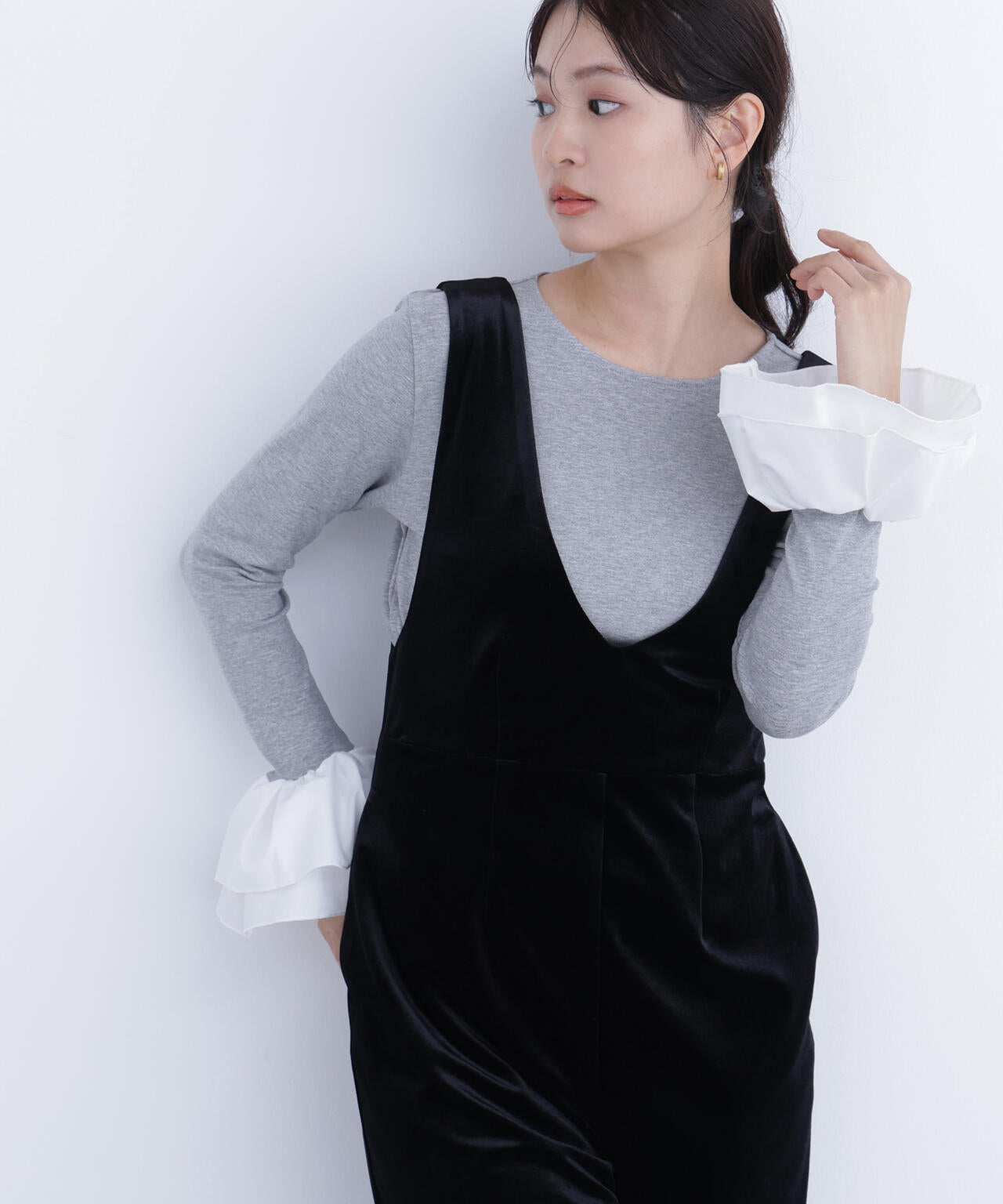 カフスドッキングカットソー