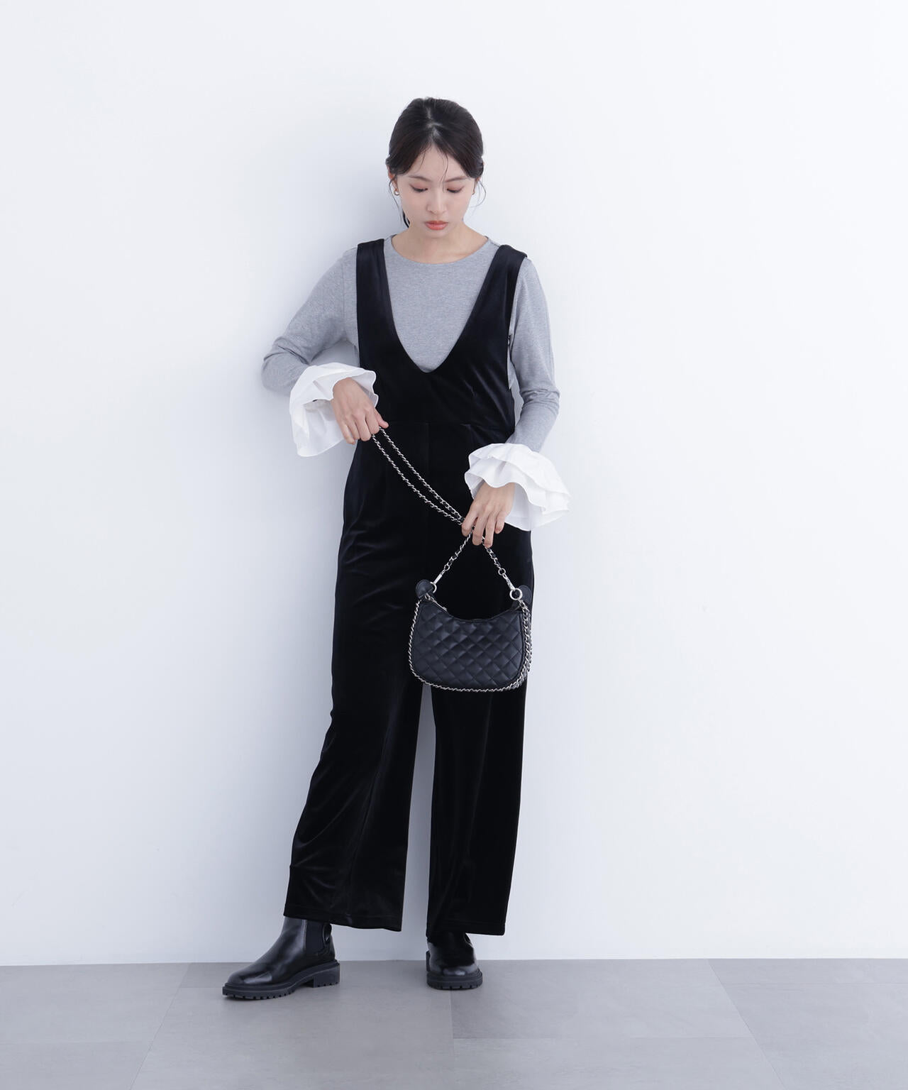 カフスドッキングカットソー