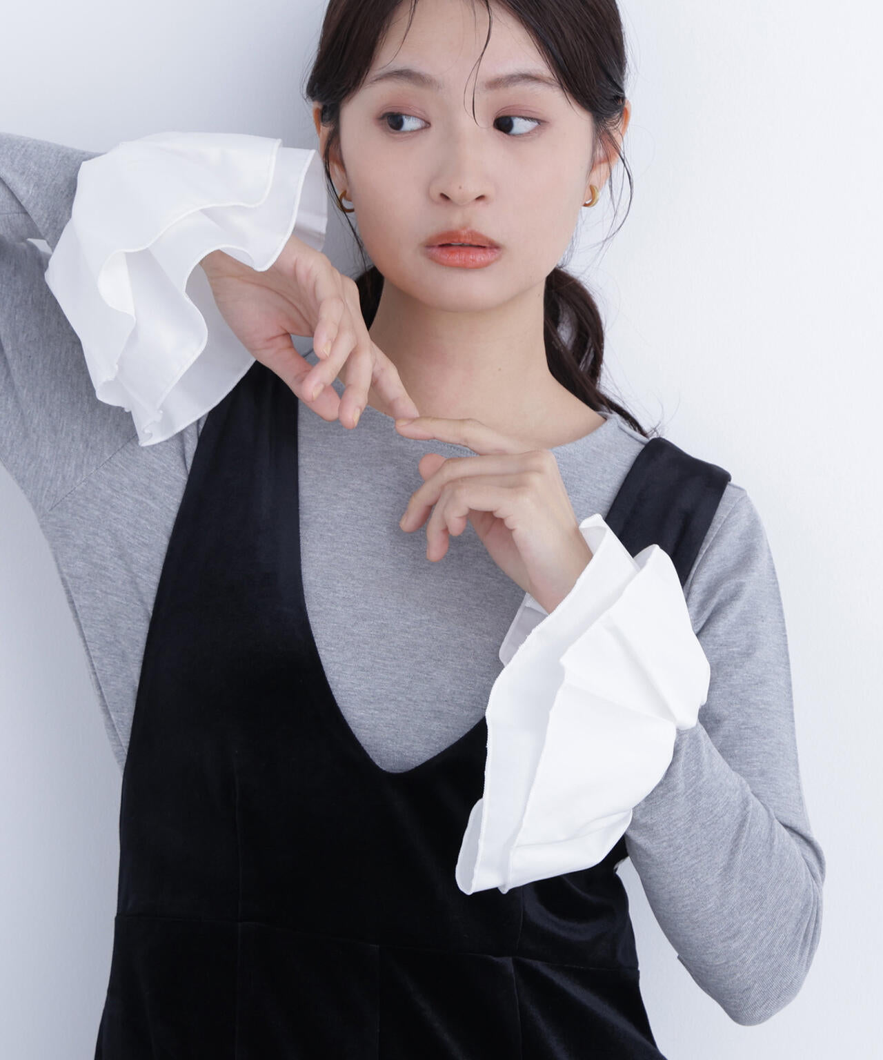 カフスドッキングカットソー