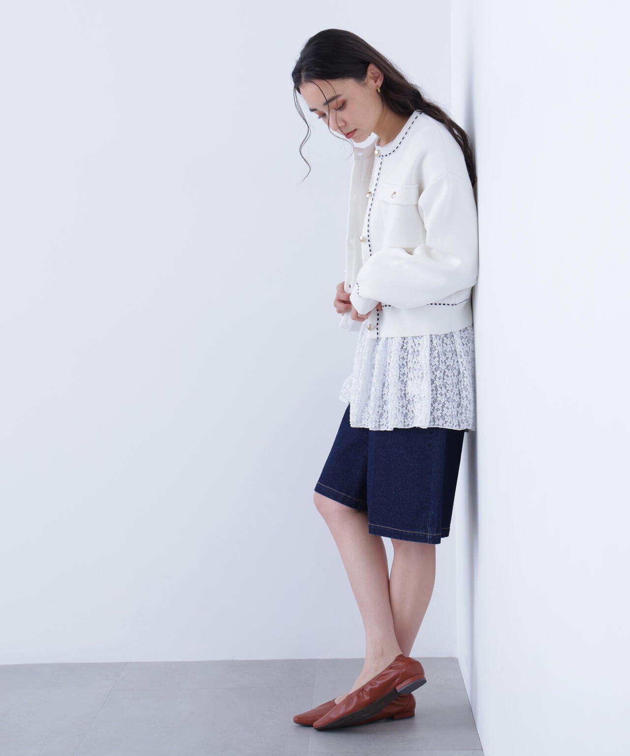 レースペプラムトップス | N. Natural Beauty Basic*（エヌ ナチュラル