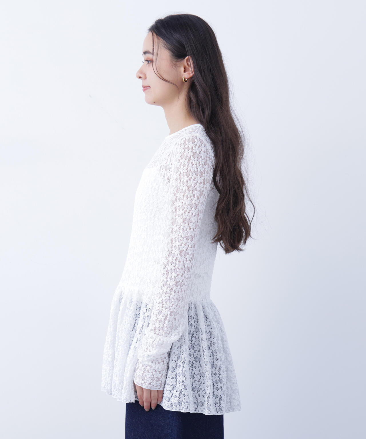 レースペプラムトップス | N. Natural Beauty Basic*（エヌ ナチュラル