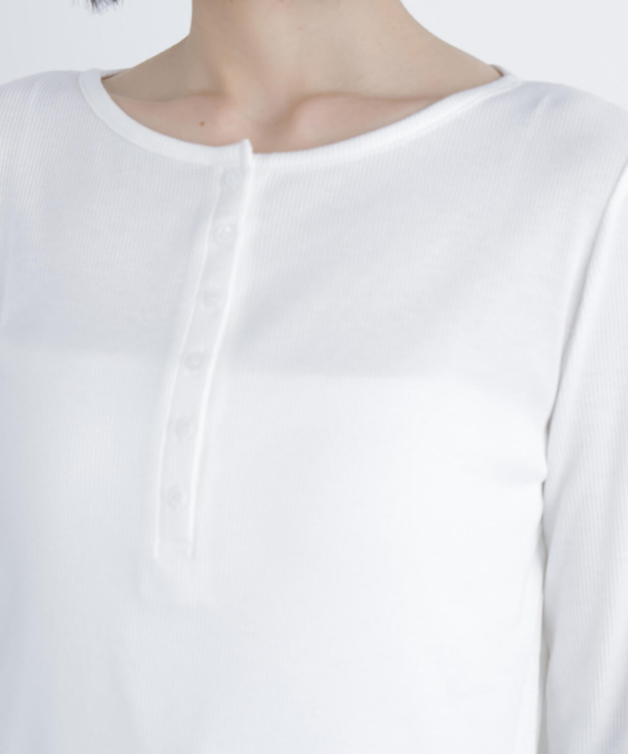ヘンリーネックカットソー | N. Natural Beauty Basic*（エヌ