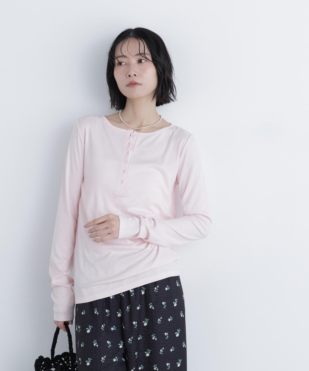 ヘンリーネックカットソー | N. Natural Beauty Basic*（エヌ