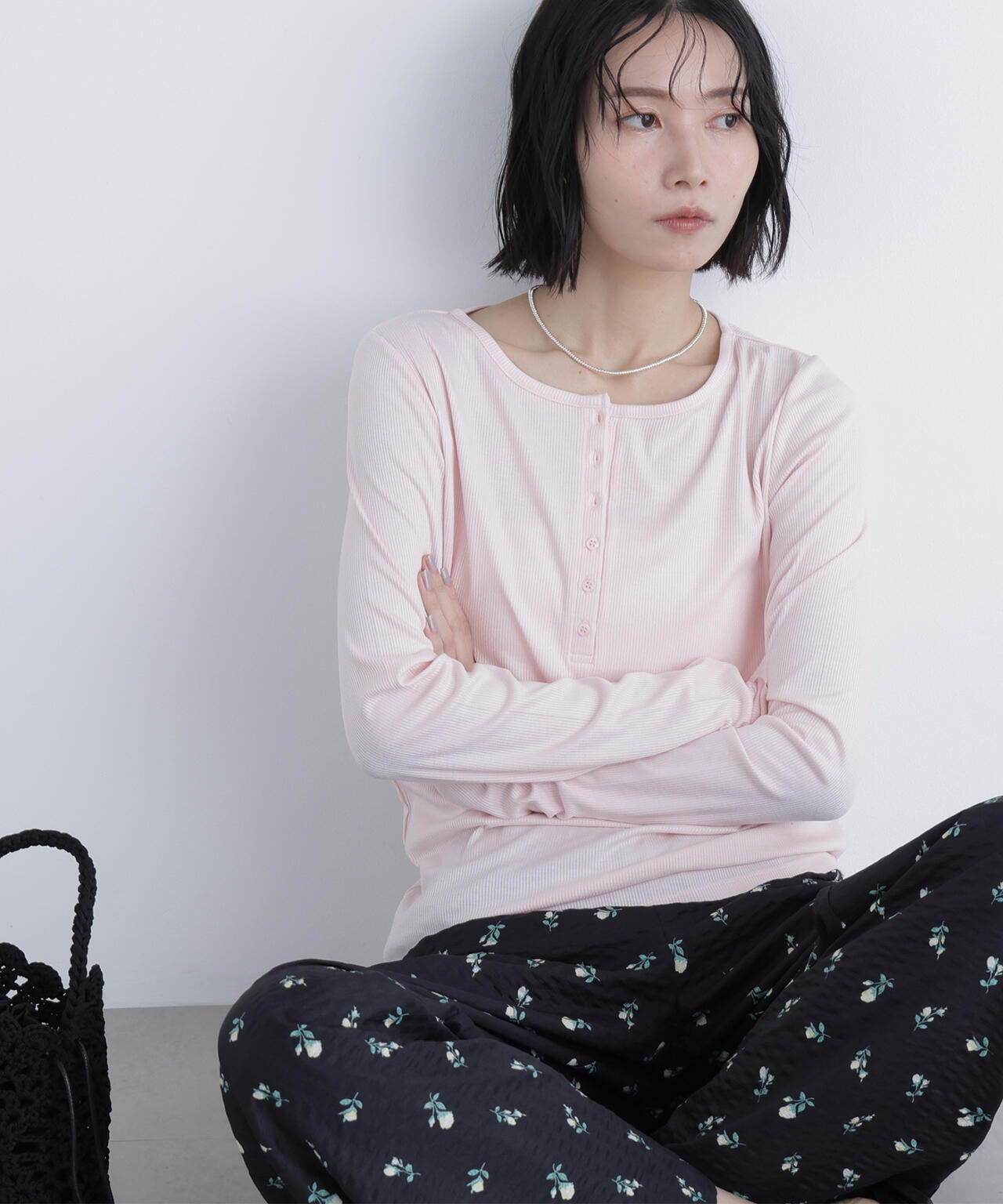 ヘンリーネックカットソー | N. Natural Beauty Basic*（エヌ