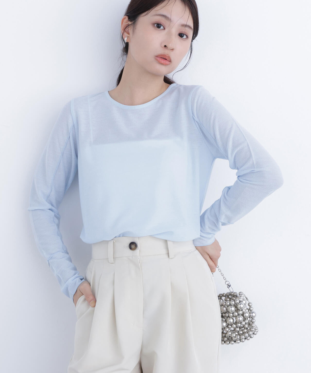 シアーメロウカットソー