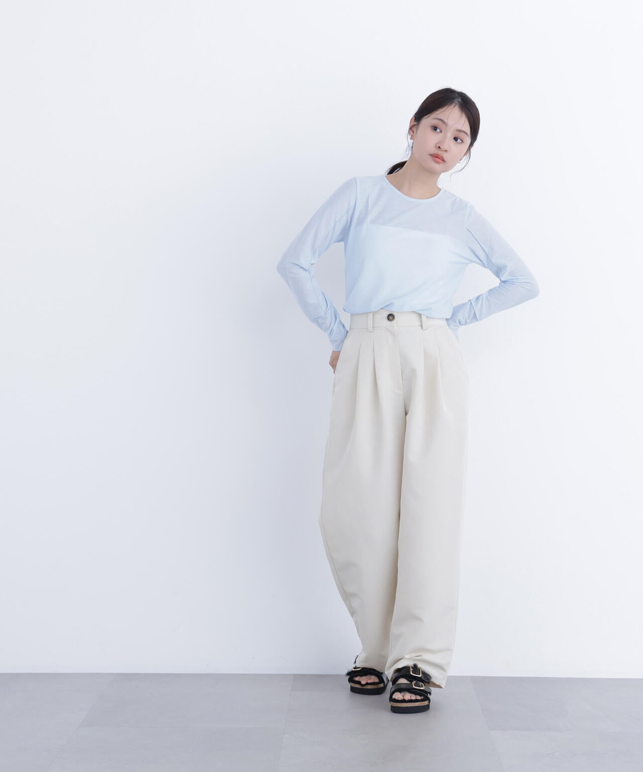 シアーメロウカットソー