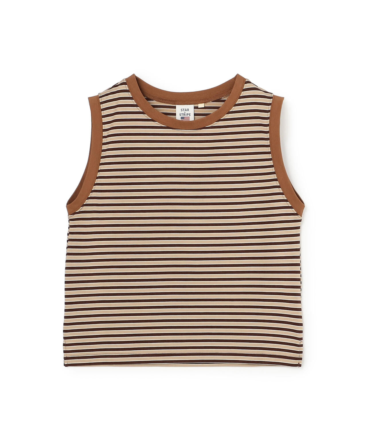 <STAR & STRIPE>ボーダーカットソーノースリーブ