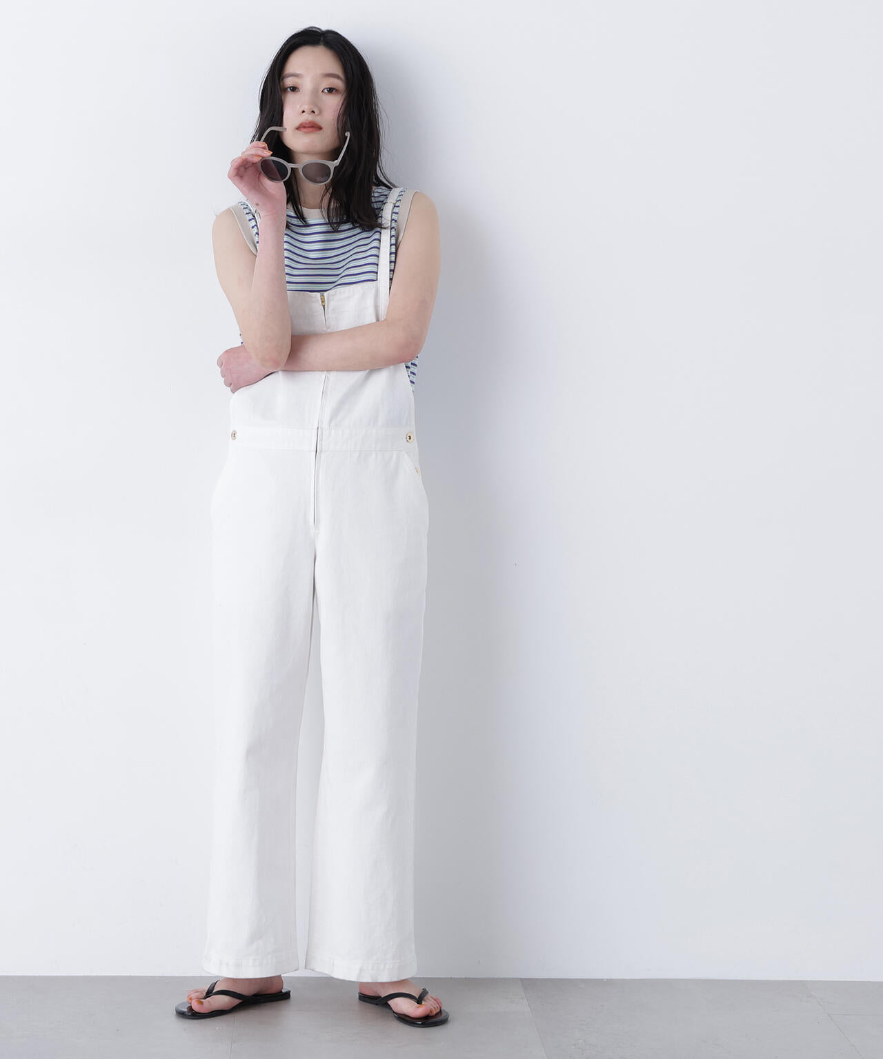 <STAR & STRIPE>ボーダーカットソーノースリーブ