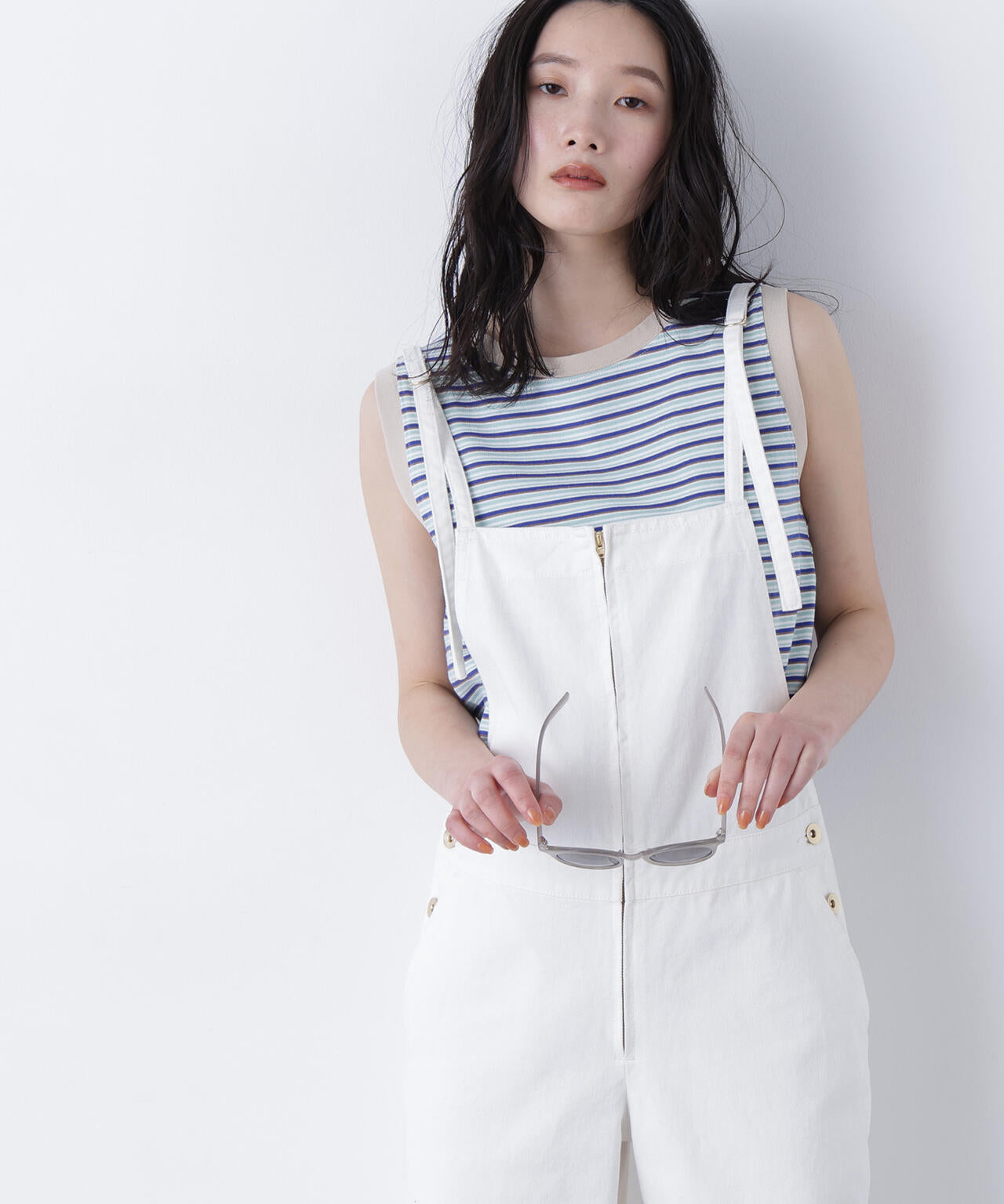 <STAR & STRIPE>ボーダーカットソーノースリーブ