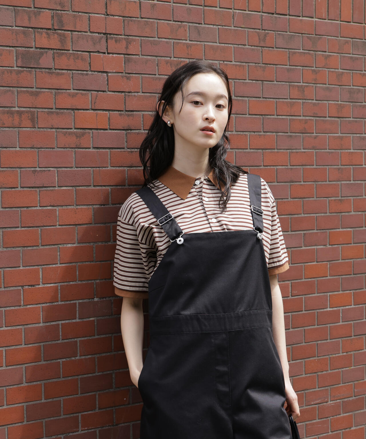 【FUDGE5月号掲載】【STAR & STRIPE】ボーダー半袖ポロシャツ