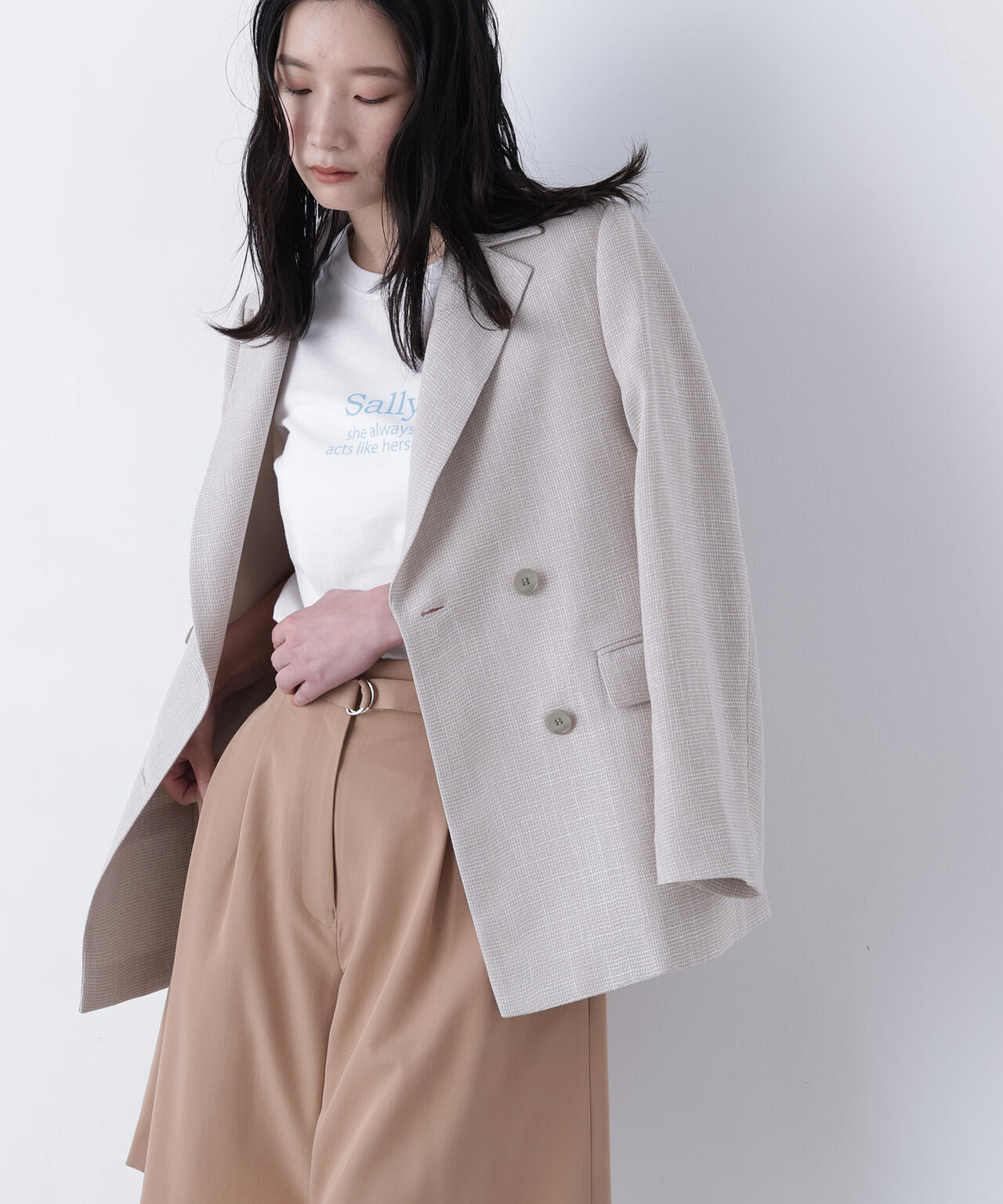 【6/12 10:00～6/15 SPECIAL COUPON 対象商品】（FUDGE掲載）ロゴプリントTシャツ